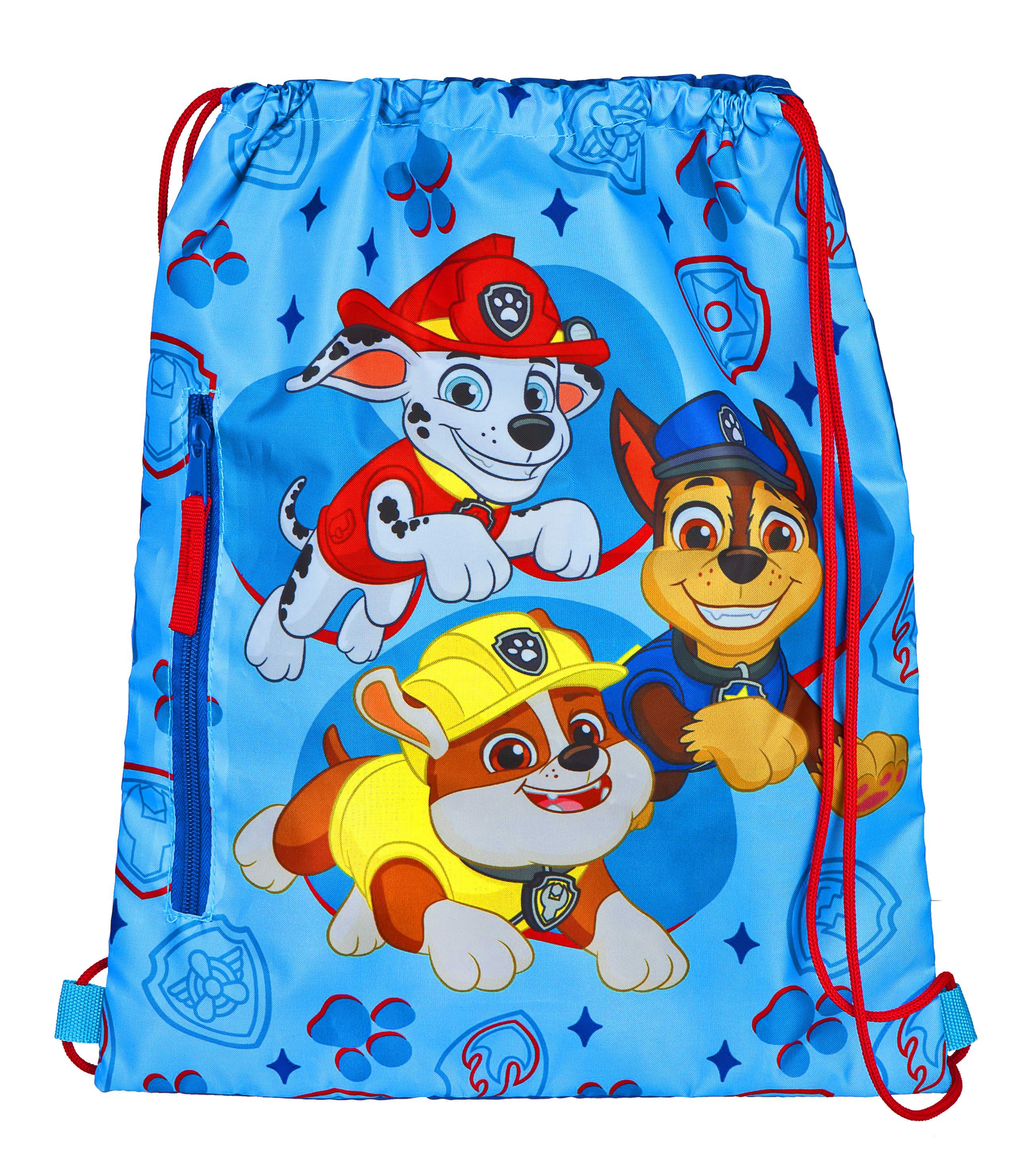 PAW PATROL Turnbeutel Sporttasche Leichter Gymbag für Training und Freizeit