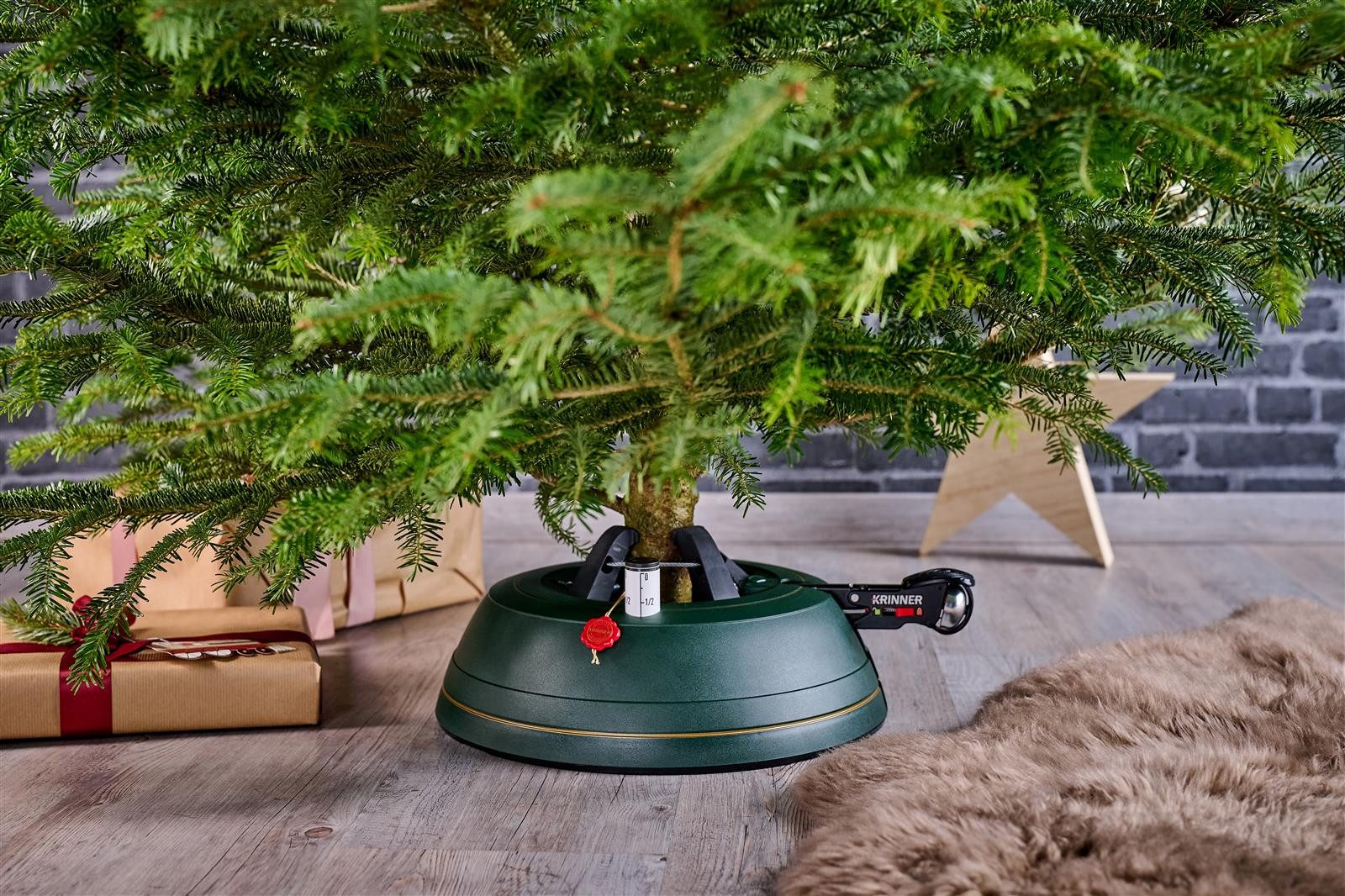 Krinner Christbaumständer KRINNER Ultra Grip + L (1-tlg), Original-Rundum-Einseil-Technik