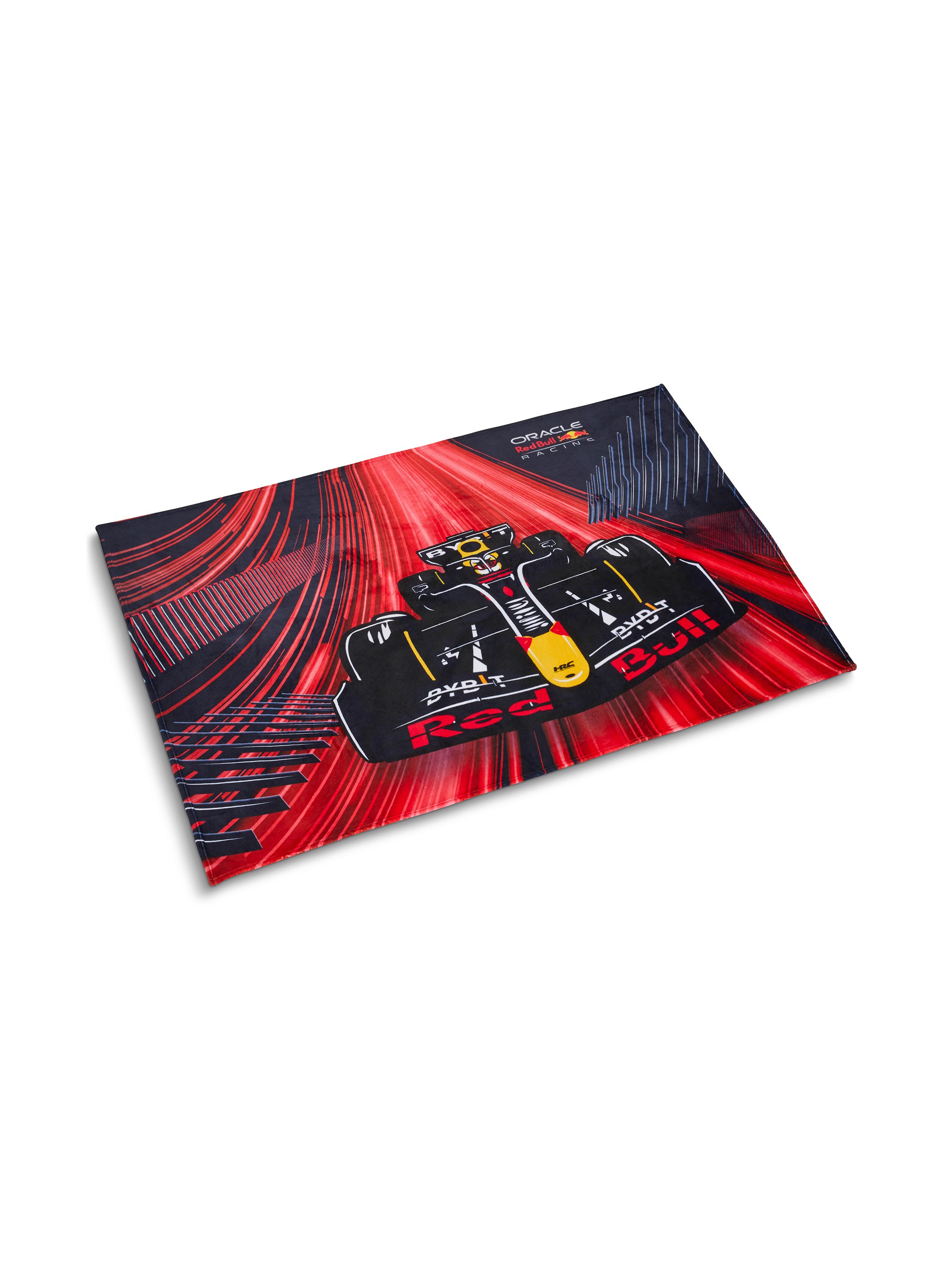 Wohndecke Red Bull Racing Oracle Fleecedecke, 150x200cm - rot/navy, Oracle Red Bull Racing