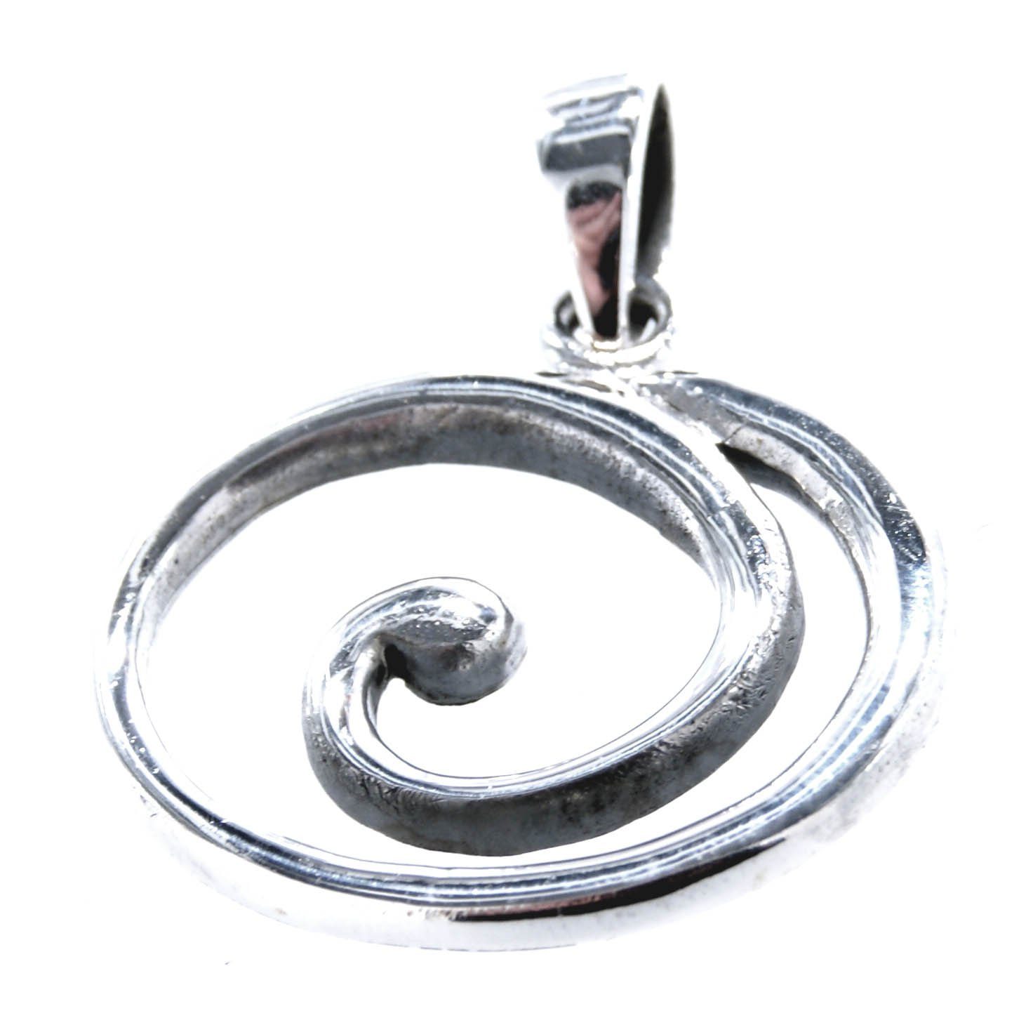 of Spiral 925 Leather Anhänger Wirbel Silber Spiralen Kiss Spirale Kettenanhänger Sterling