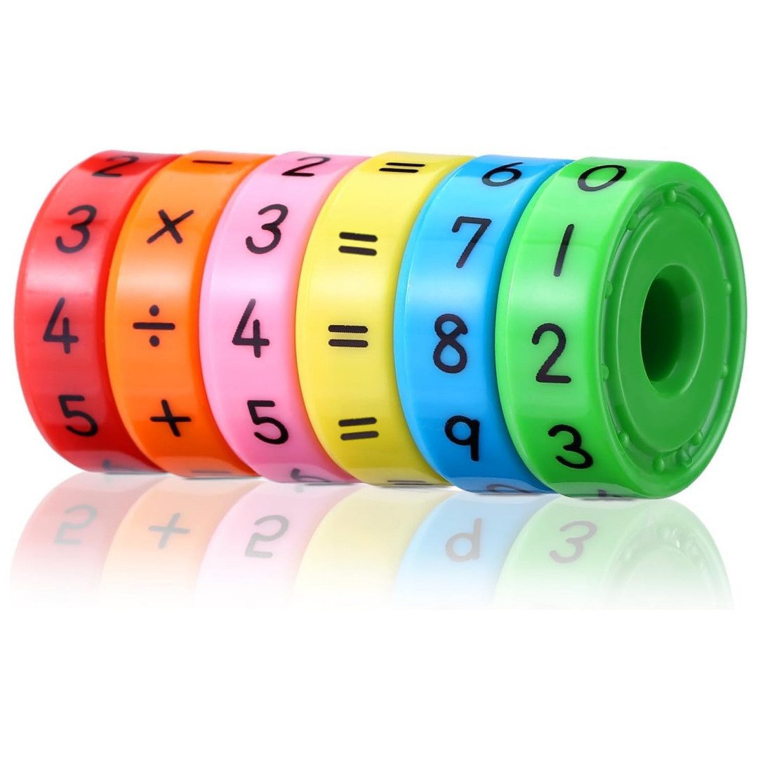 FOUORTUNATE-BEE Lernspielzeug Magnetisches Mathe Lernspiel Zahlen Spielzeug für Kinder Rechnen (1-St), Ideal für Schule Vorschule Zuhause Lernspiel Geschenk für Kinder