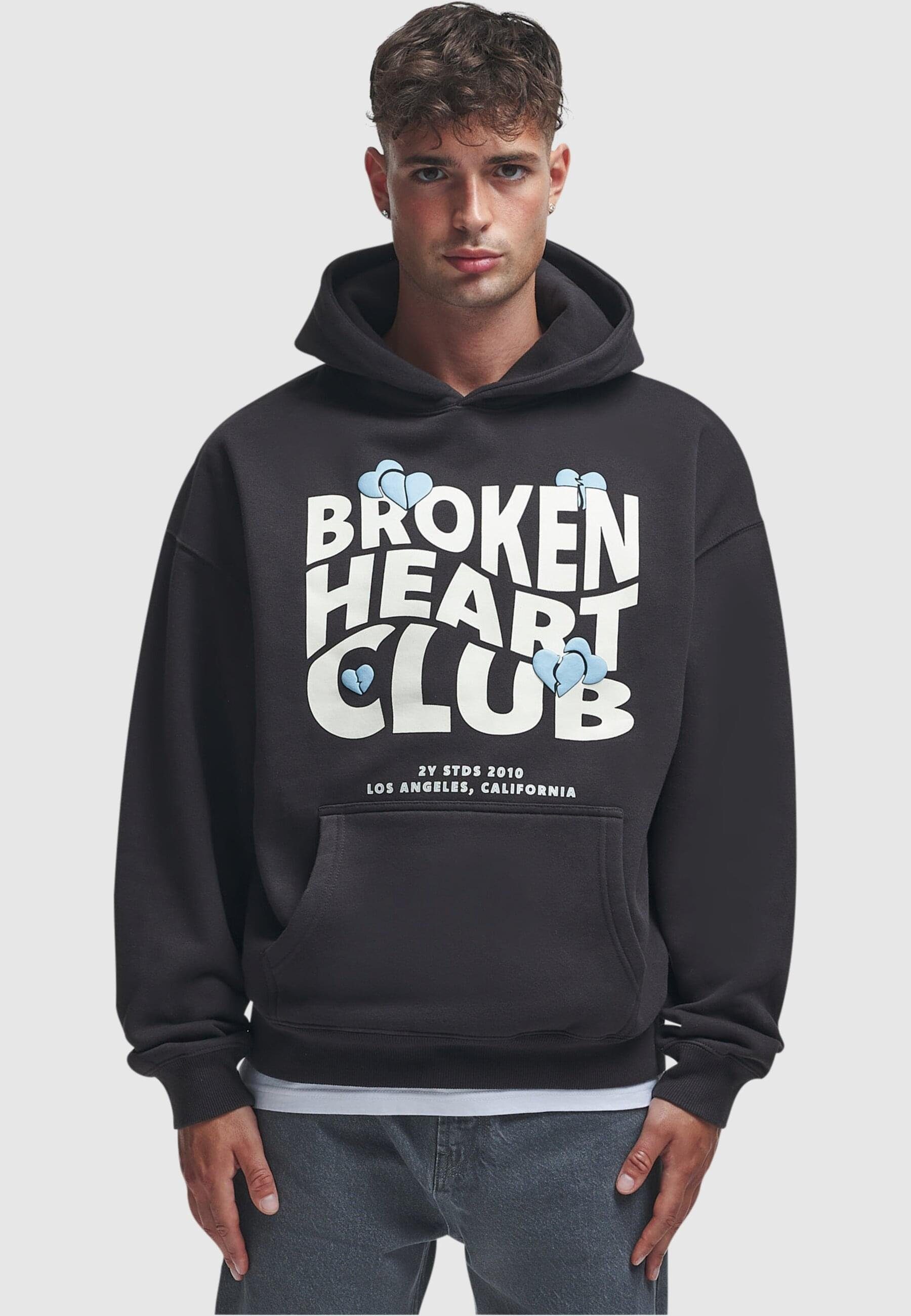 2Y Studios Hoodie Herren 2Y Broken Heart Club Oversize Hoodie 1 tlg