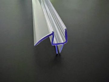 Kristhal Dusch- & Baddesign Duschdichtung Duschtürdichtung, Duschdichtung mit doppelter Dichtlippe unten, L: 100 cm, individuell kürzbar