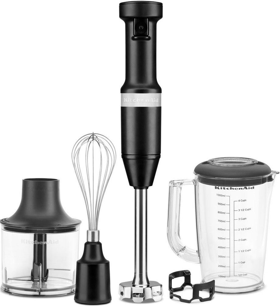 KitchenAid Stabmixer 5KHBV83EBM SCHWARZ MATT, 180 W