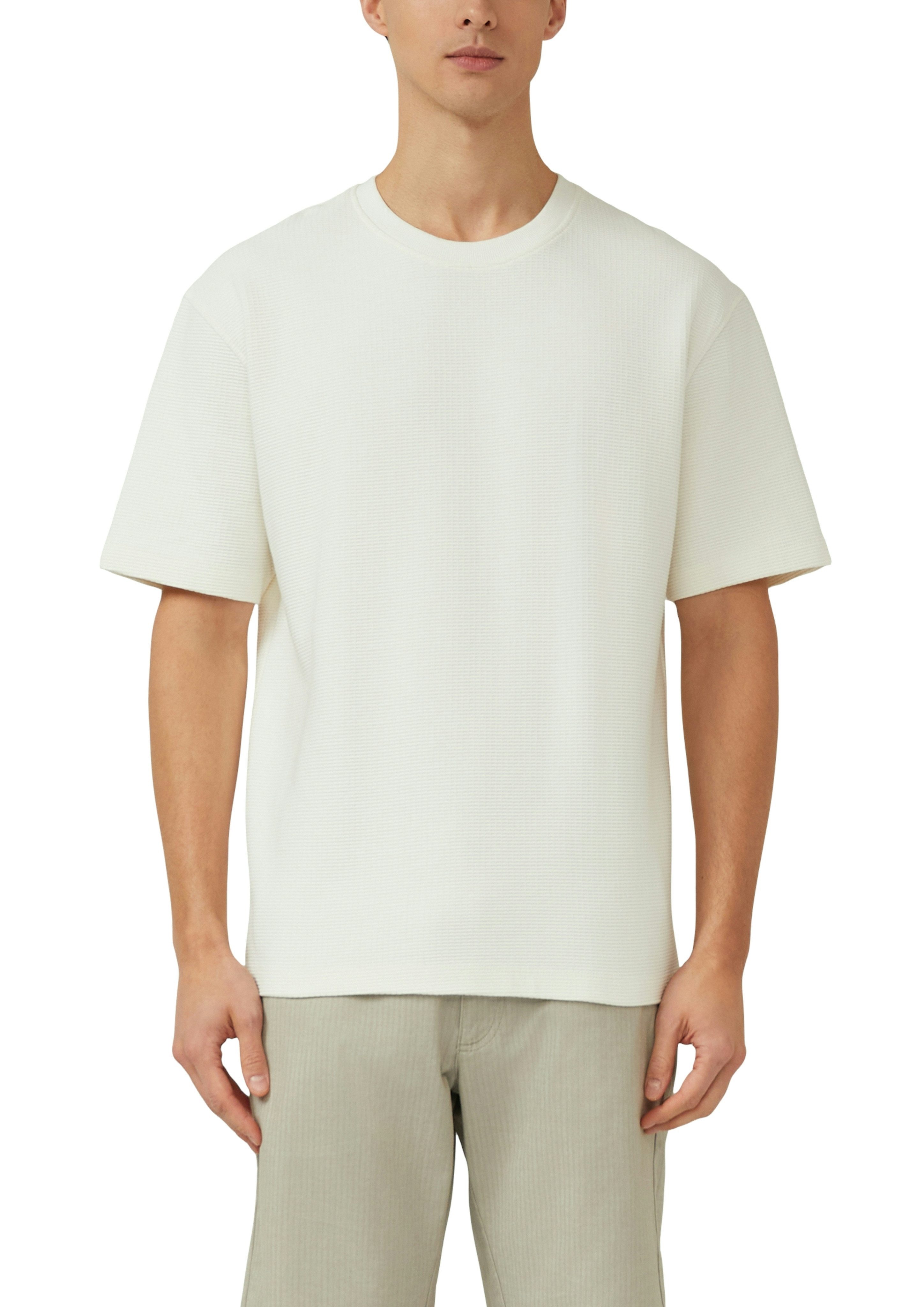 s.Oliver Rundhalsshirt Sommershirt, unifarben