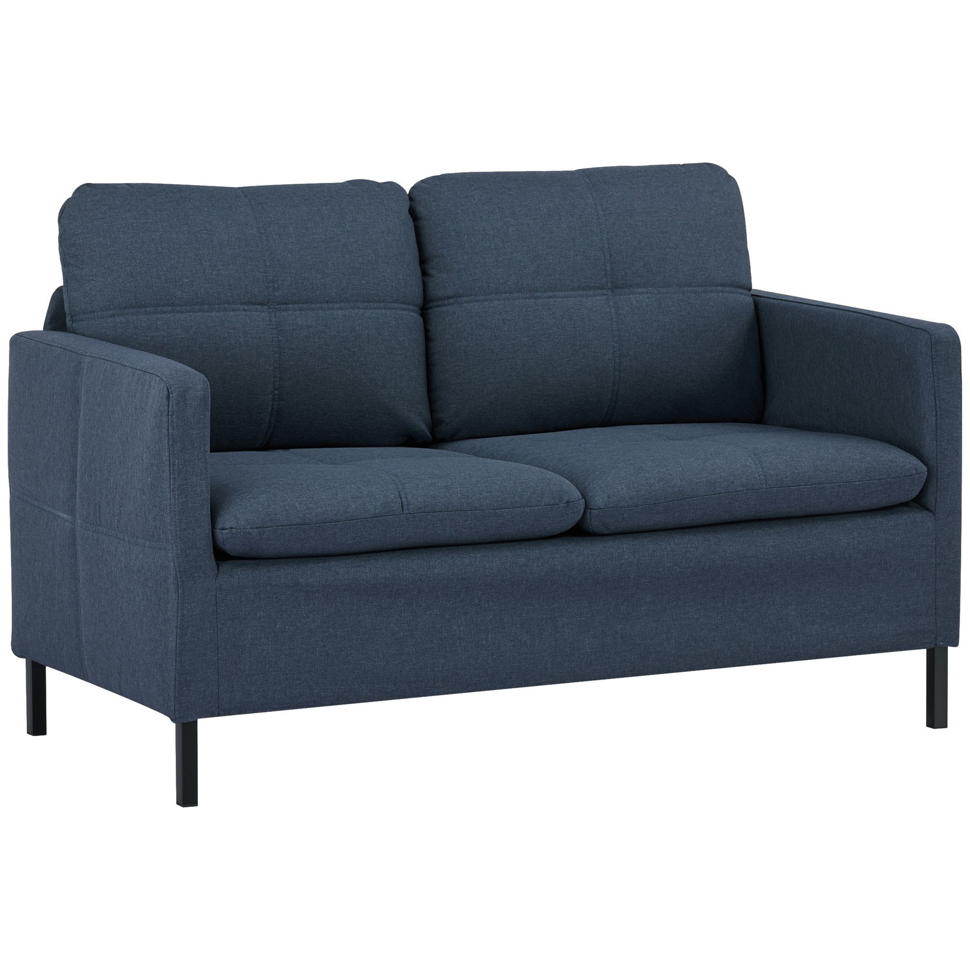 2-Sitzer zeitgenössischer Stil mit 4 Kissen