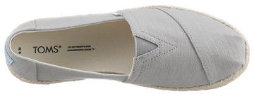 TOMS ALPARGATA ROPE Espadrille mit kleinem Stretcheinsatz, schmale Form