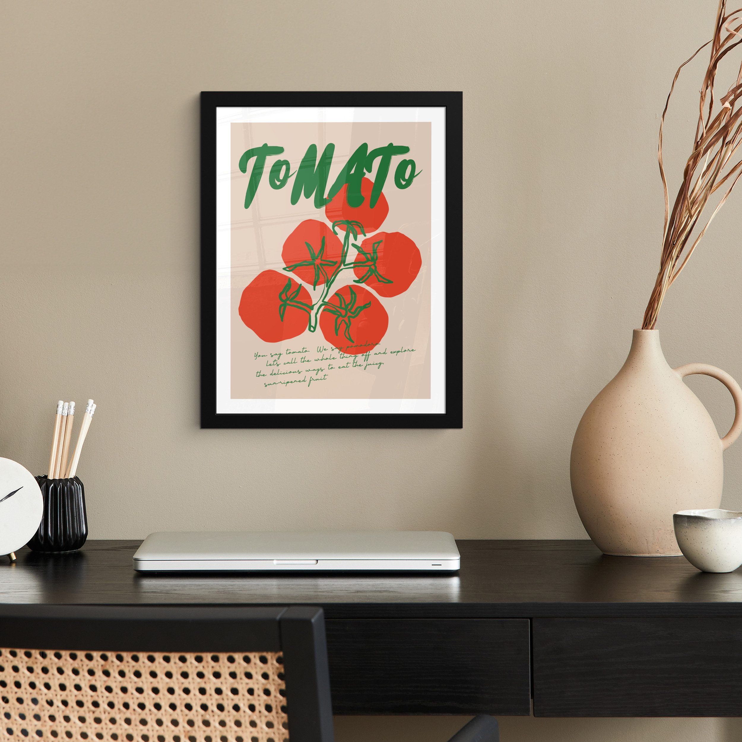 MuchoWow Poster Tomaten - Zitat - günstig online kaufen