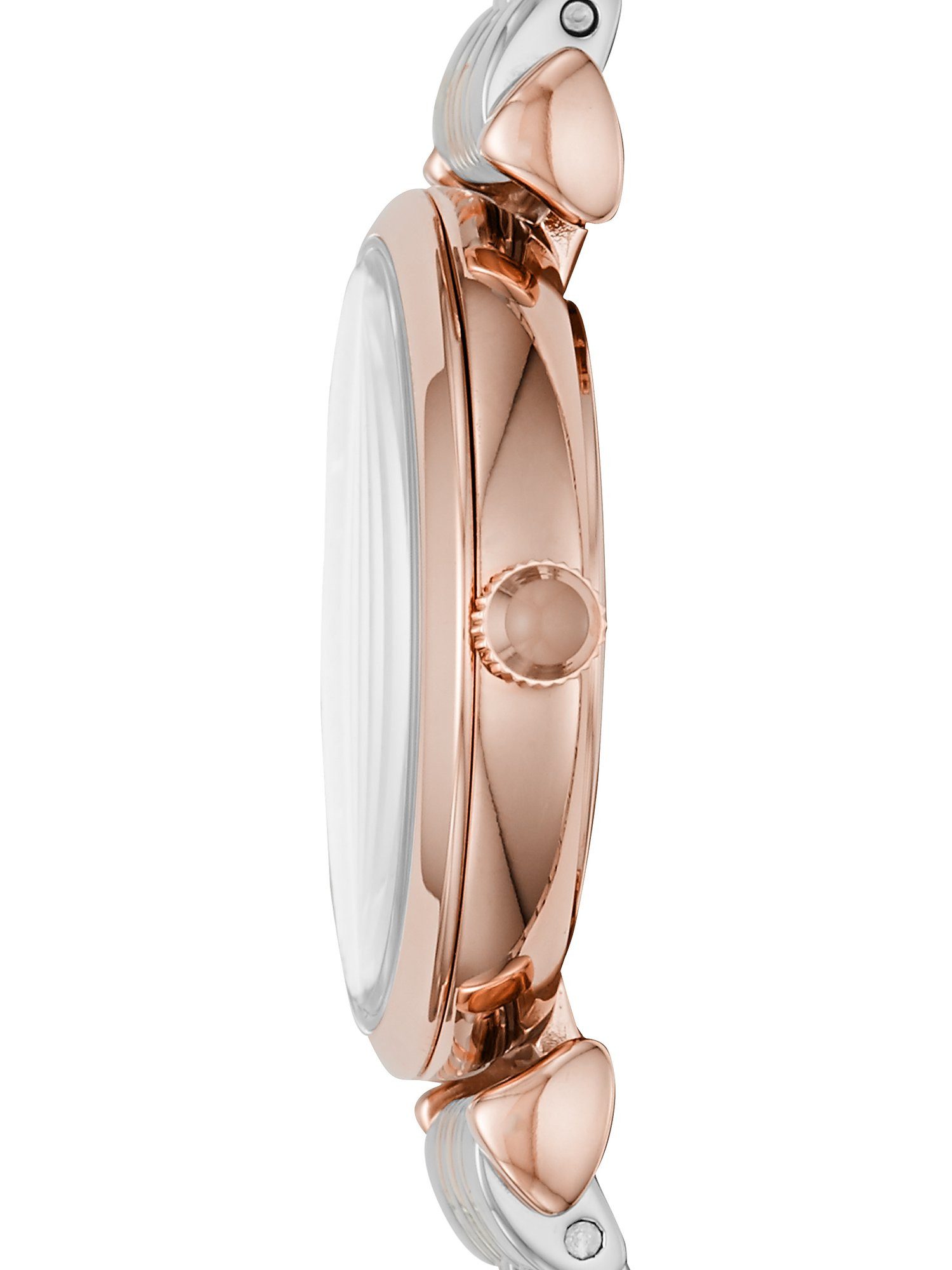 Emporio Armani Quarzuhr Emporio Armani Damen-Uhren Analog Quarz günstig online kaufen