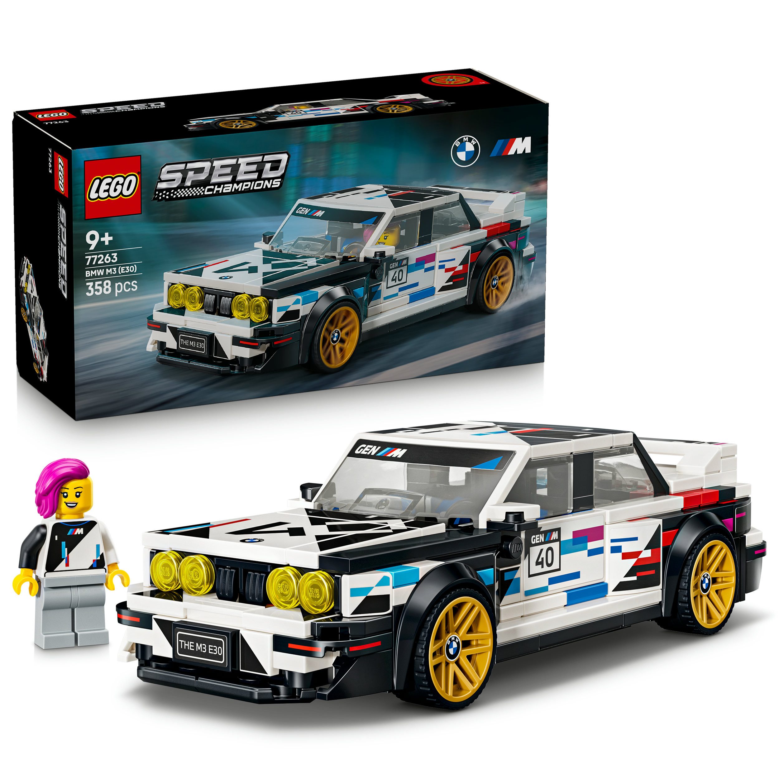 BMW M3 (E30) (77263), LEGO Speed Champions Konstruktionsspielsteine
