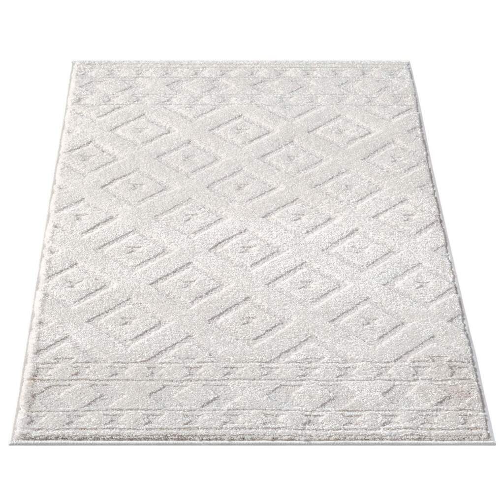 Carpet City Teppich "LOUNGE 9999" rechteckig 15 mm Höhe Kurzflor-Teppich Mo günstig online kaufen