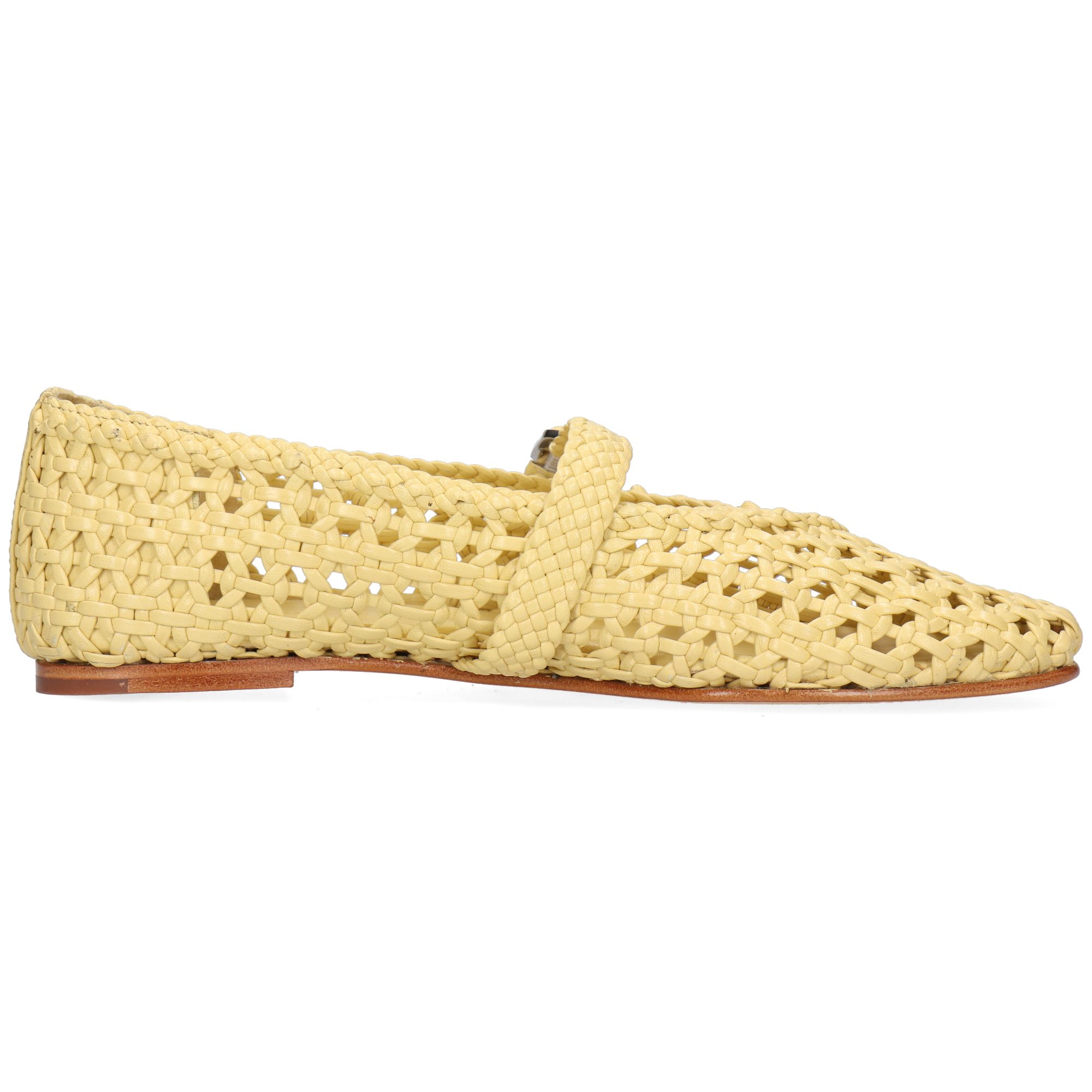 Melvin & Hamilton Bexley 4 Leder-Geflochtene Schuhe für Damen Ballerina Flache Absätze, Echtes Leder, Von Hand geflochten