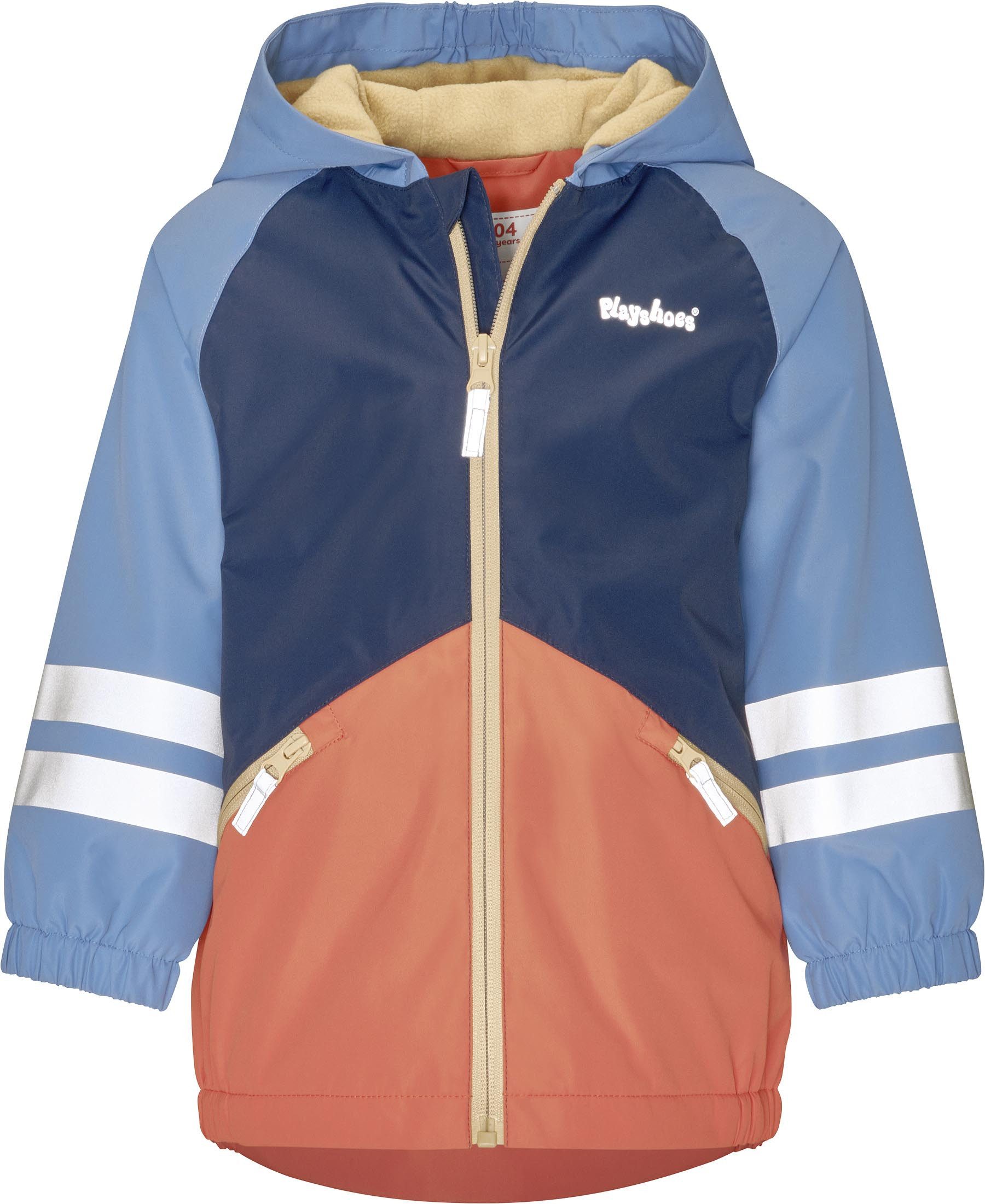 Playshoes Regenjacke Outdoor-Jacke Fleece-Futter