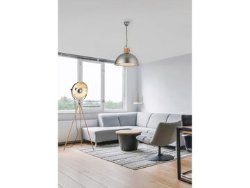 meineWunschleuchte LED Pendelleuchte, Dimmfunktion, LED wechselbar, Warmweiß, Fabrik-lampe hängend über Esstisch Industrie-design Industrial, Ø45cm