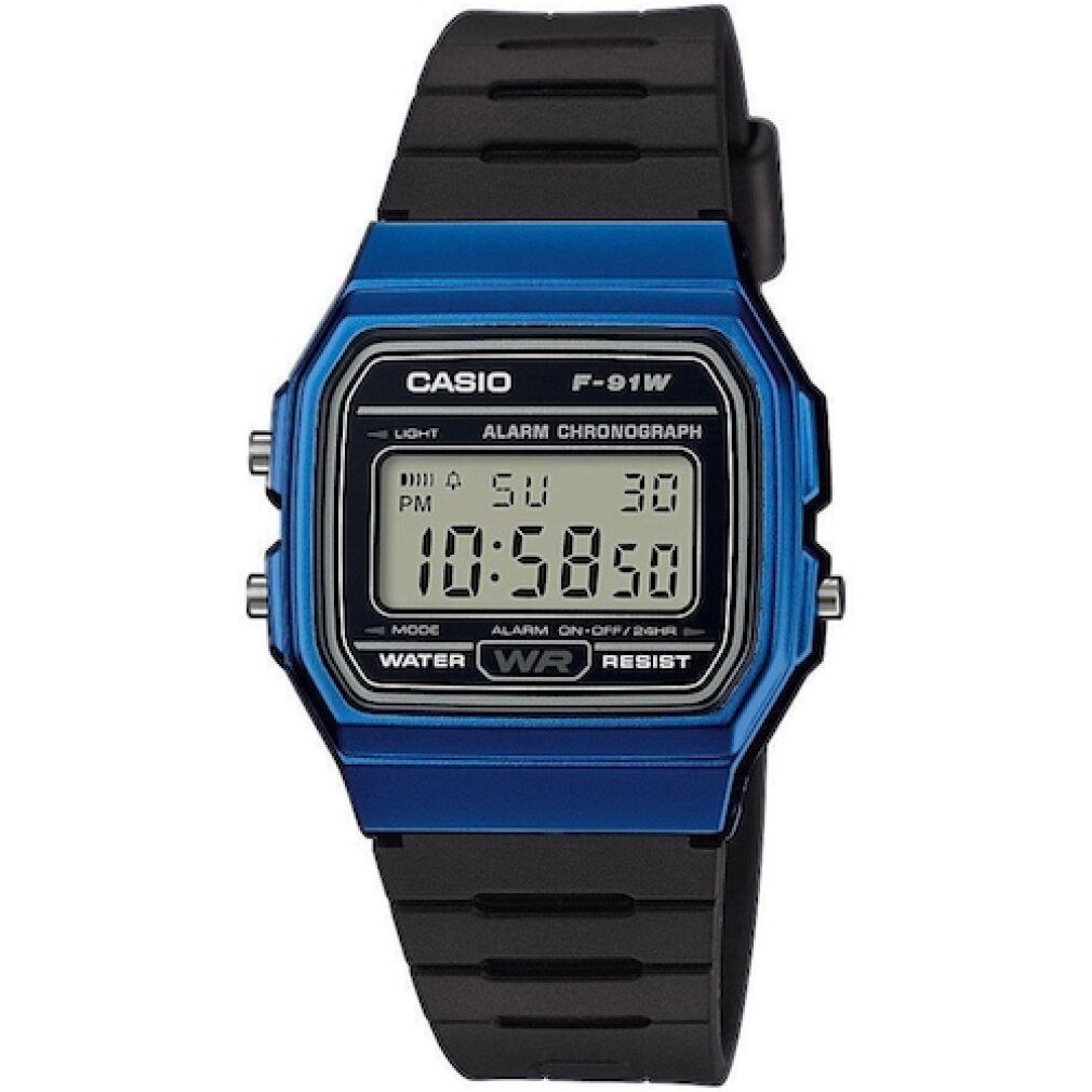 CASIO Luxusuhr Unisex Erwachsene-Armbanduhr F-91WM