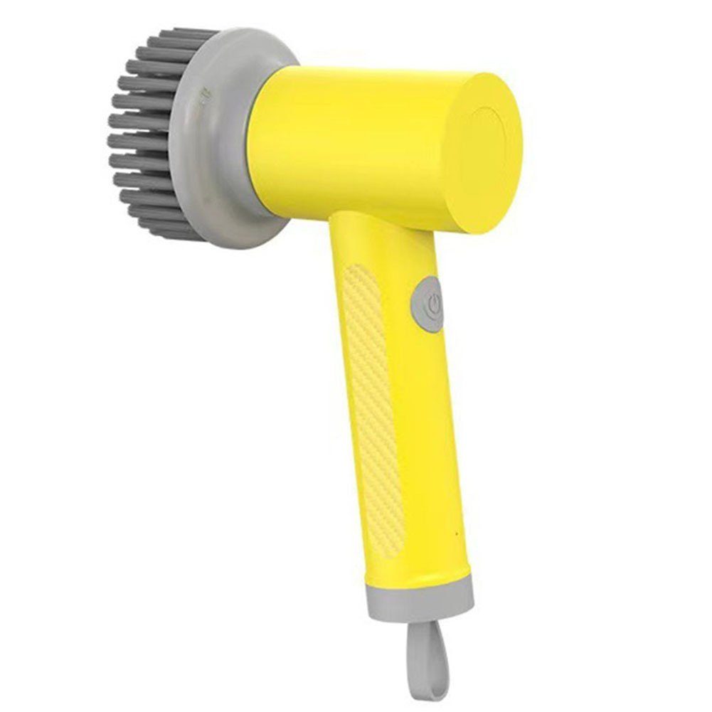 Blusmart Reinigungsbürste Elektrische Hand-Reinigungsbürste, helles Gelb USB-Aufladung, Küchenherd