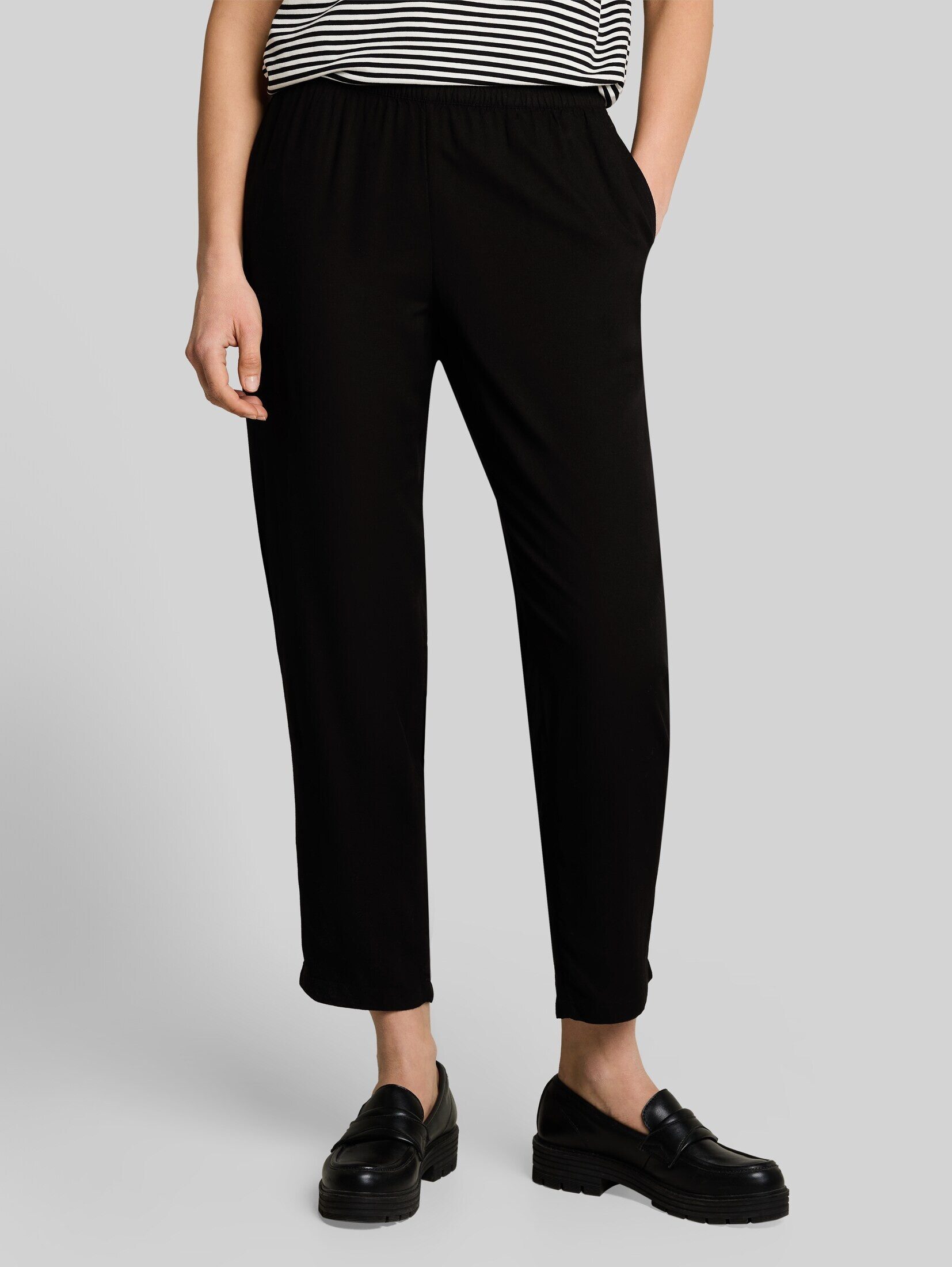TOM TAILOR 7/8-Hose Hosen & Chino Loose Fit Hose aus Viskose