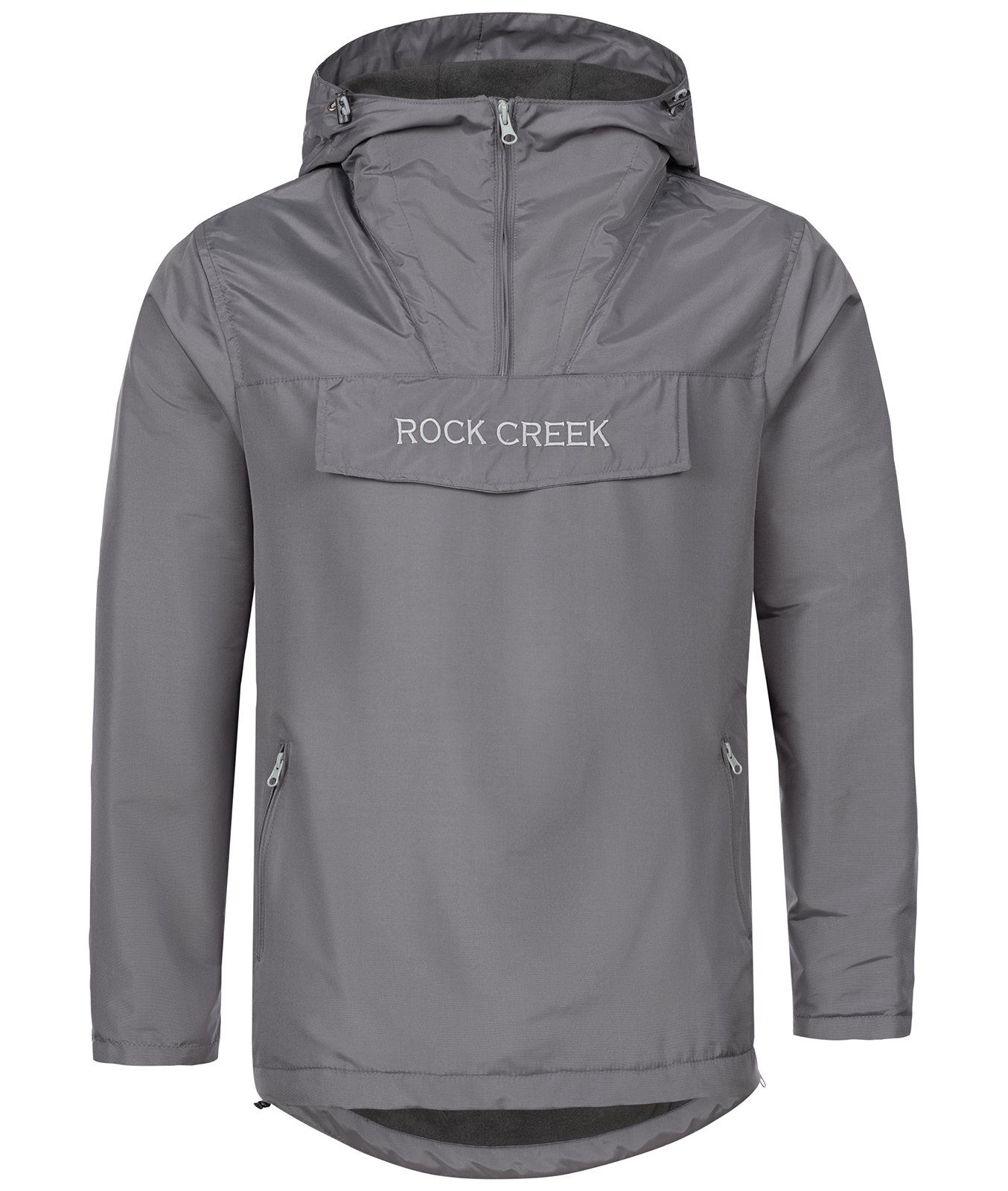 Rock Creek Windbreaker Herren Windbreaker Übergangsjacke Anorak H-295 Anthrazit