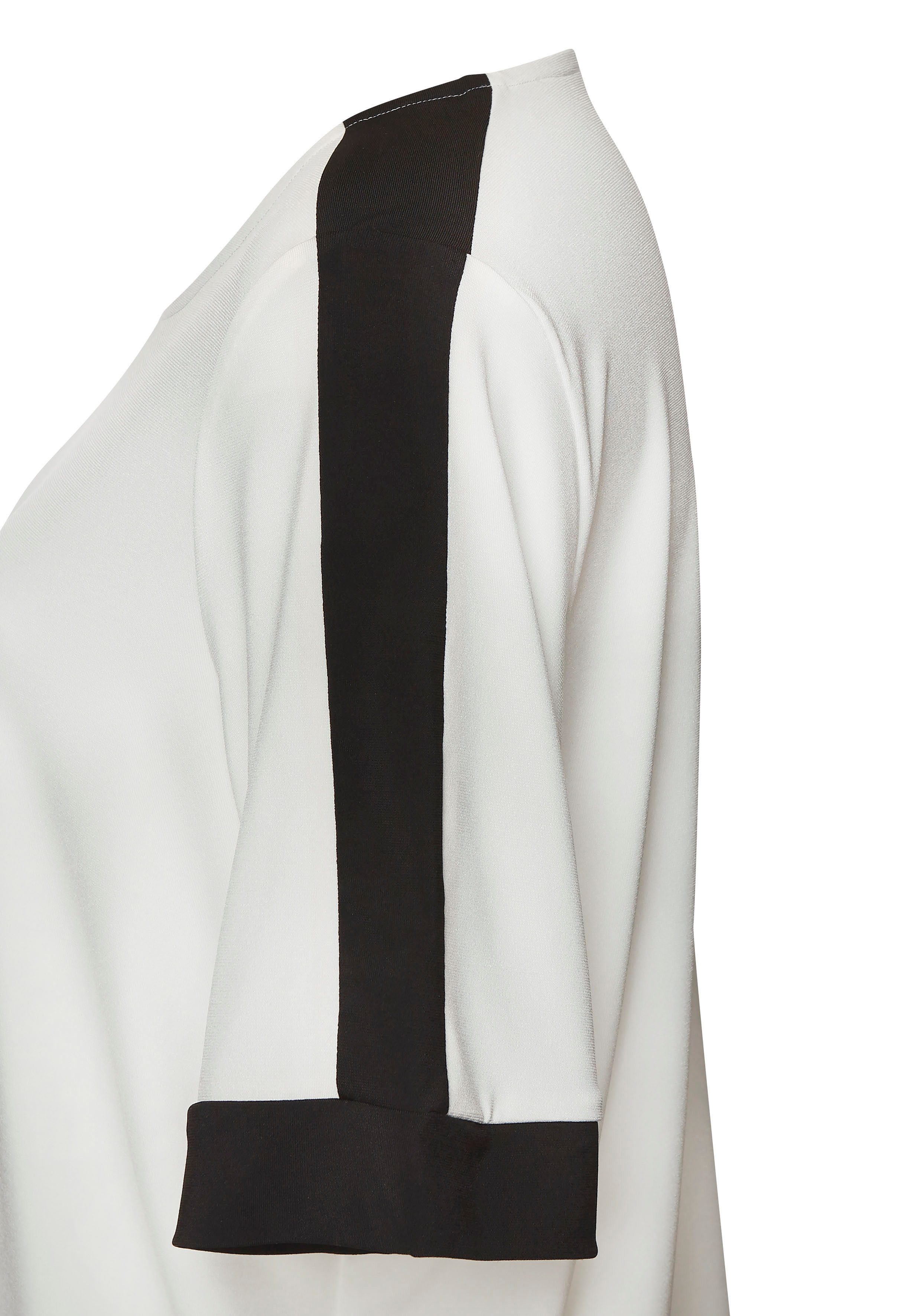 Vivance Kurzarmshirt mit sportlichen Kontraststreifen