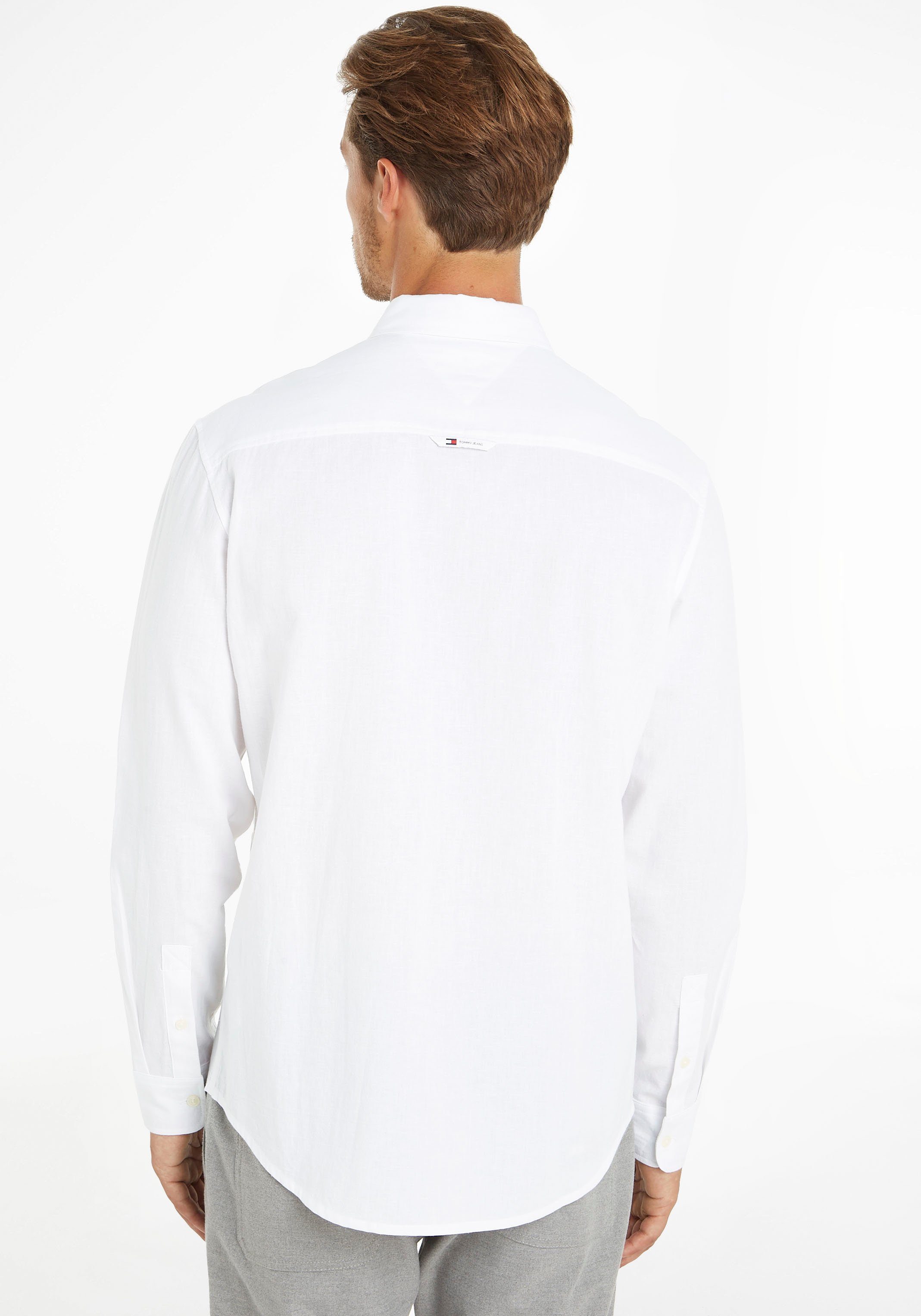 Tommy Jeans Langarmhemd TJM REG LINEN günstig online kaufen