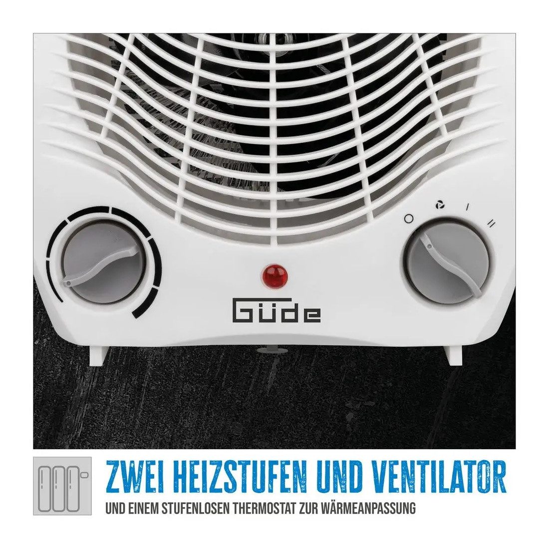 Güde Heizgerät Heizlüfter GH 2000, 2000 günstig online kaufen