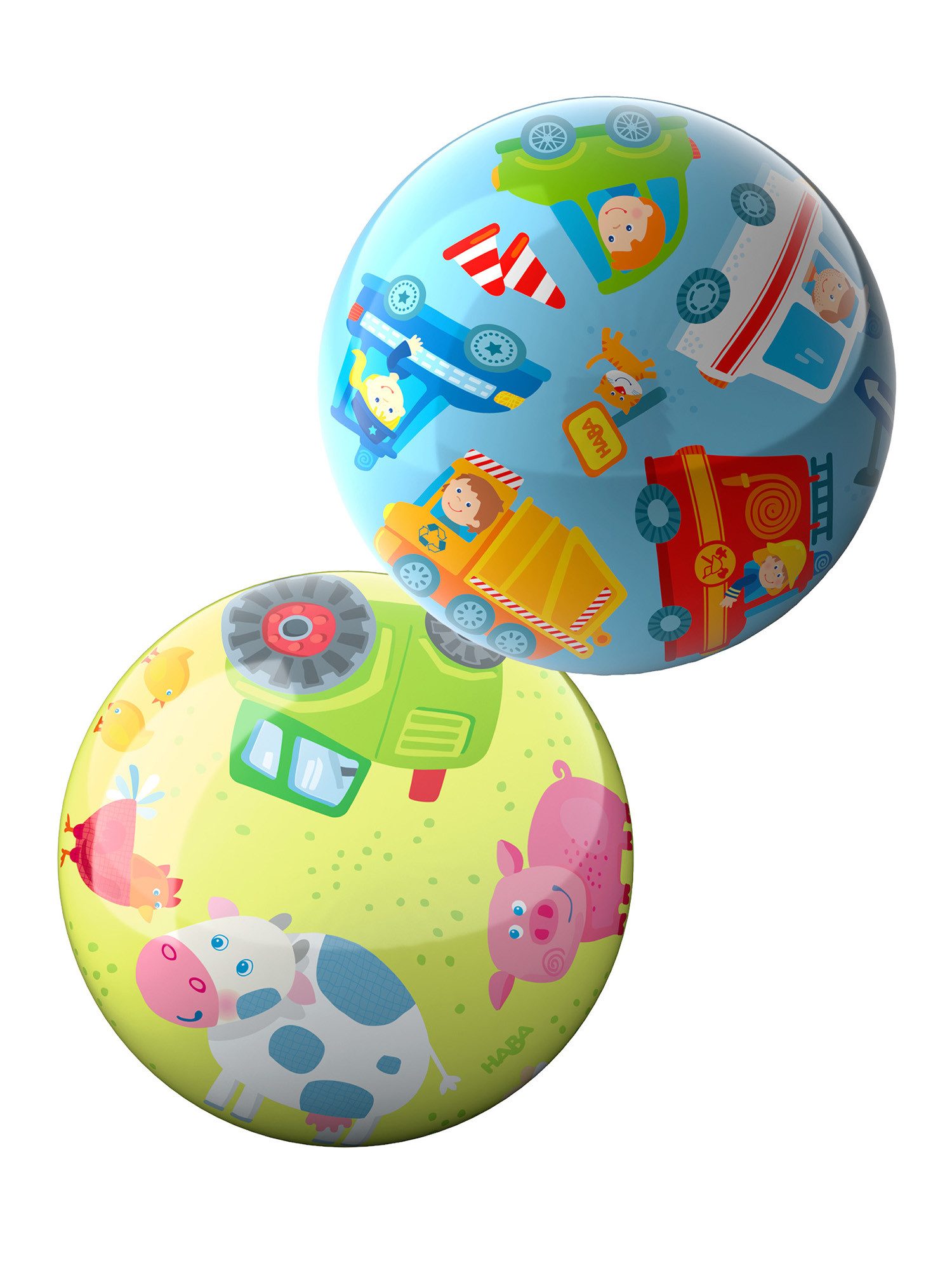 Haba Spielball Bauernhof & Fahrzeuge (2-St), unisex neutral