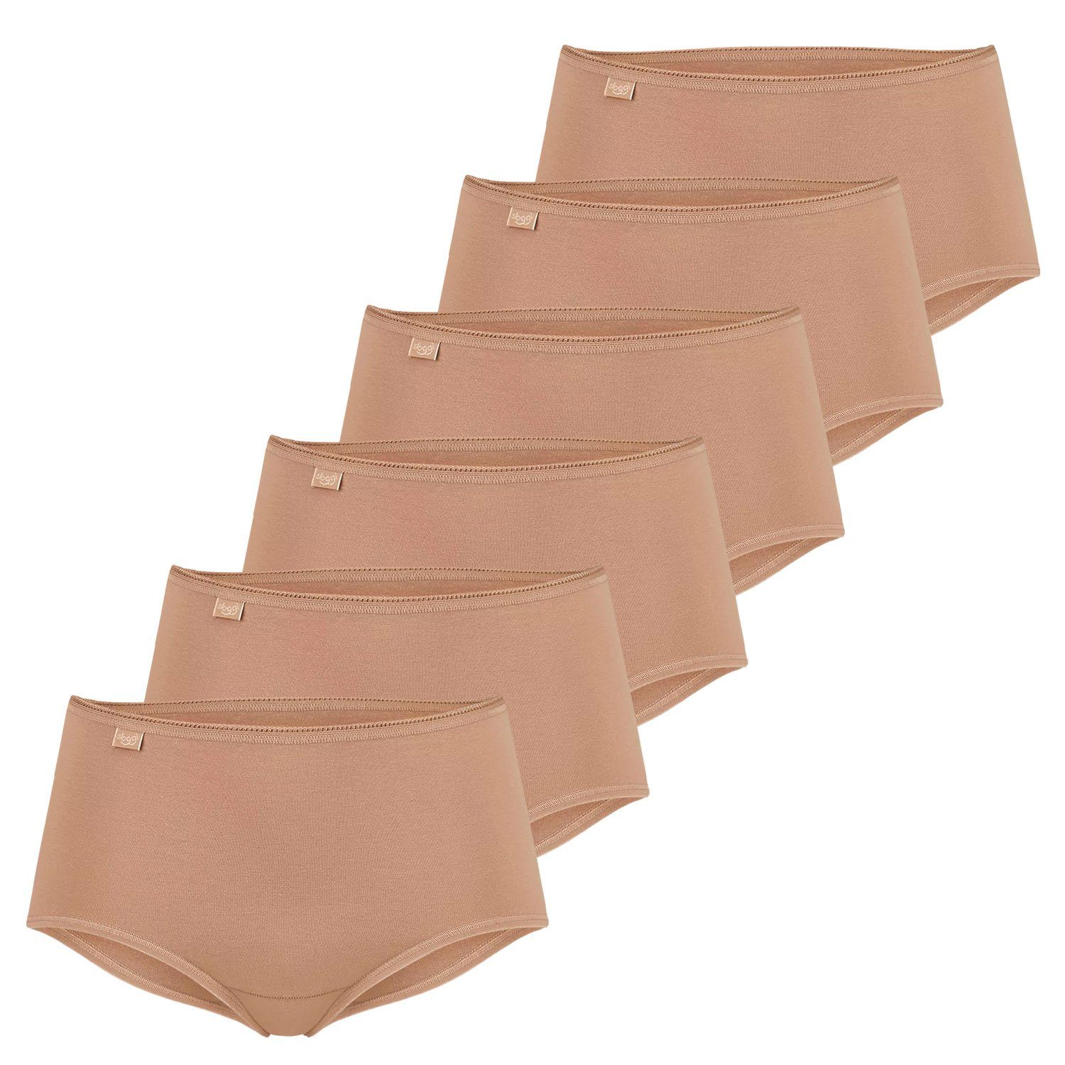 sloggi Midislip 24/7 Cotton hüftiger Sitz, breite Seitenpartie, elastischer Bund