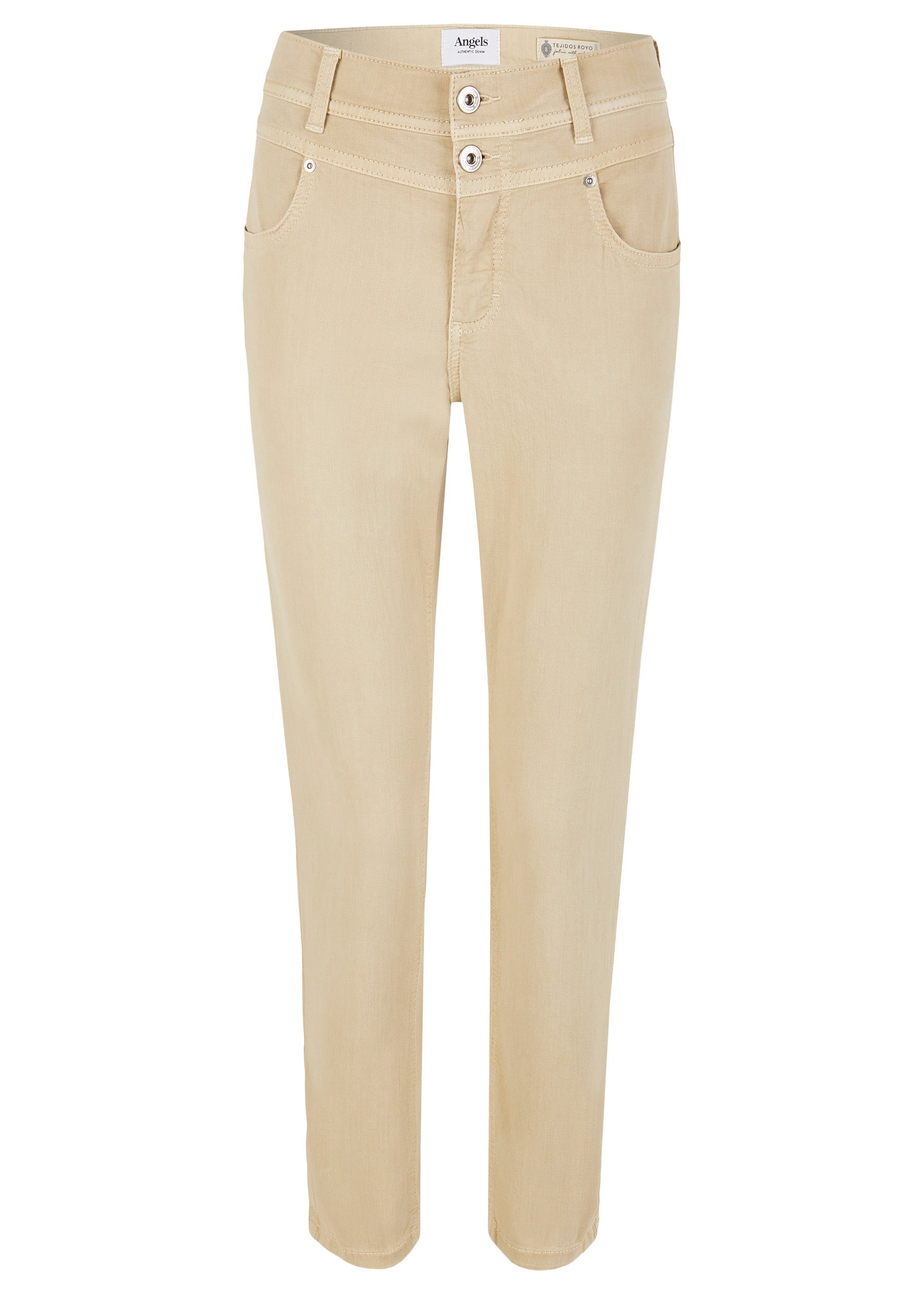 ANGELS Stretch-Jeans ANGELS JEANS ORNELLA BUTTON sand used 178 680307.4845