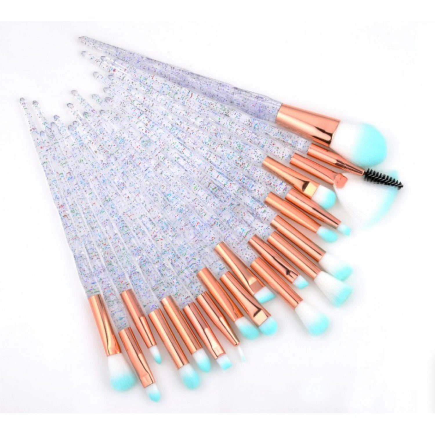 Kosmetikpinsel-Set 20-teiliges Kosmetik Augen Make-Up-Pinsel