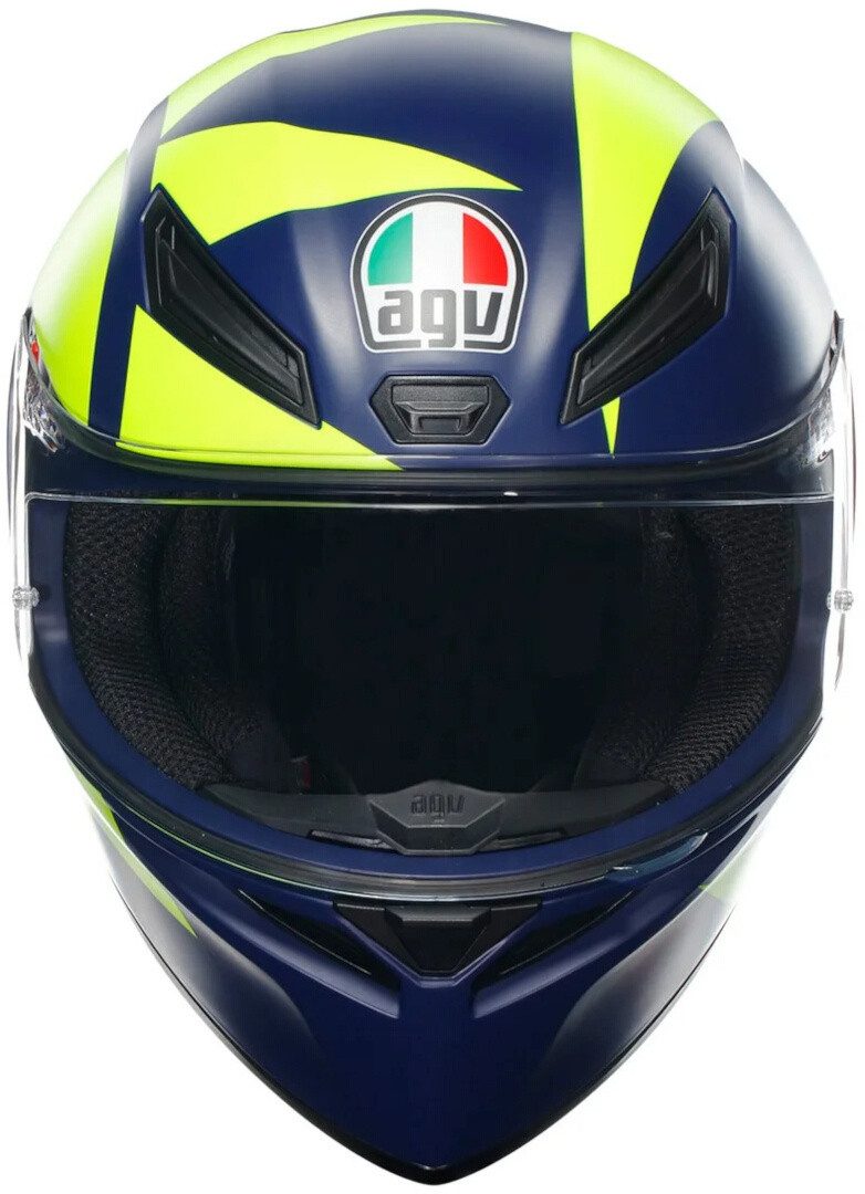 AGV Motorradhelm K-1 S Soleluna 2018 Helm, vorbereitet für Kommunikationssystem