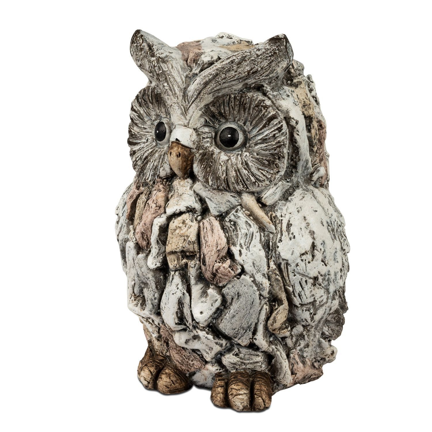 formano Dekofigur Vintage Stone, Höhe: 31cm, Farbe: Grau, Motiv: Eule