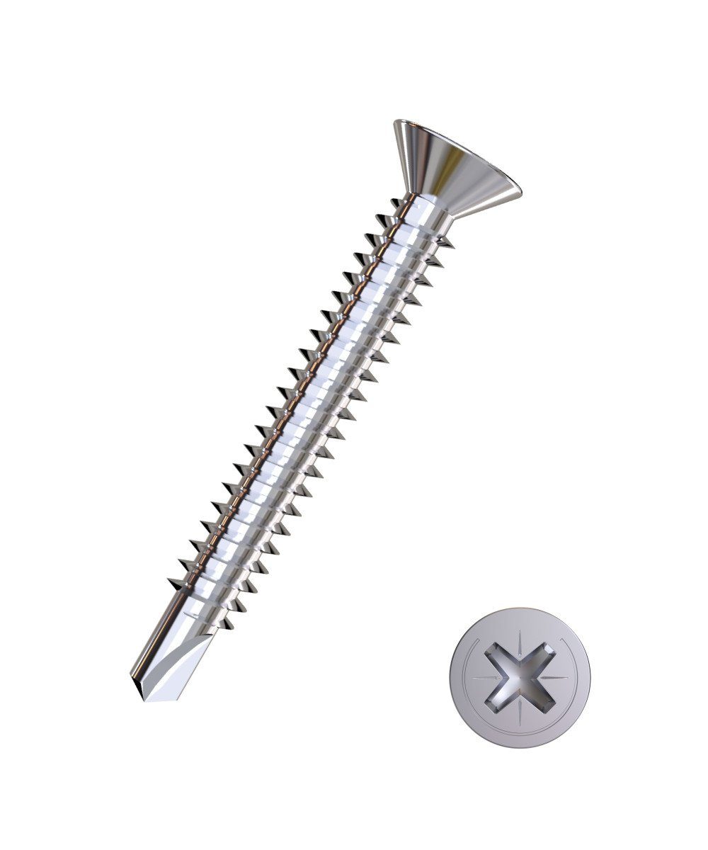 Blechschraube Connex Bohrschrauben 4.8 x 45 mm PH 2 - 40 Stk.