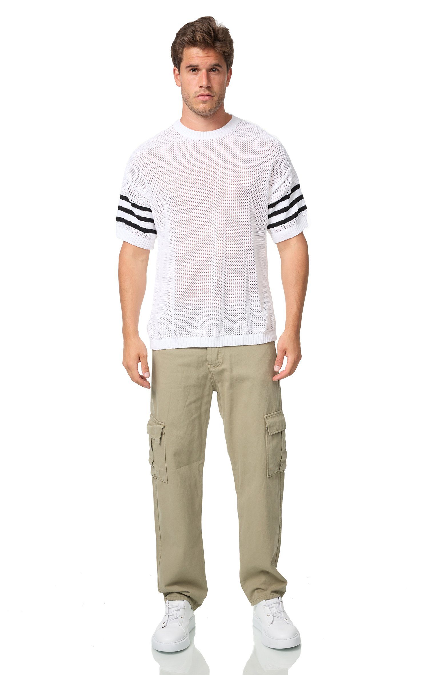 Denim Distriqt Cargohose Herren Baggy- Fit günstig online kaufen
