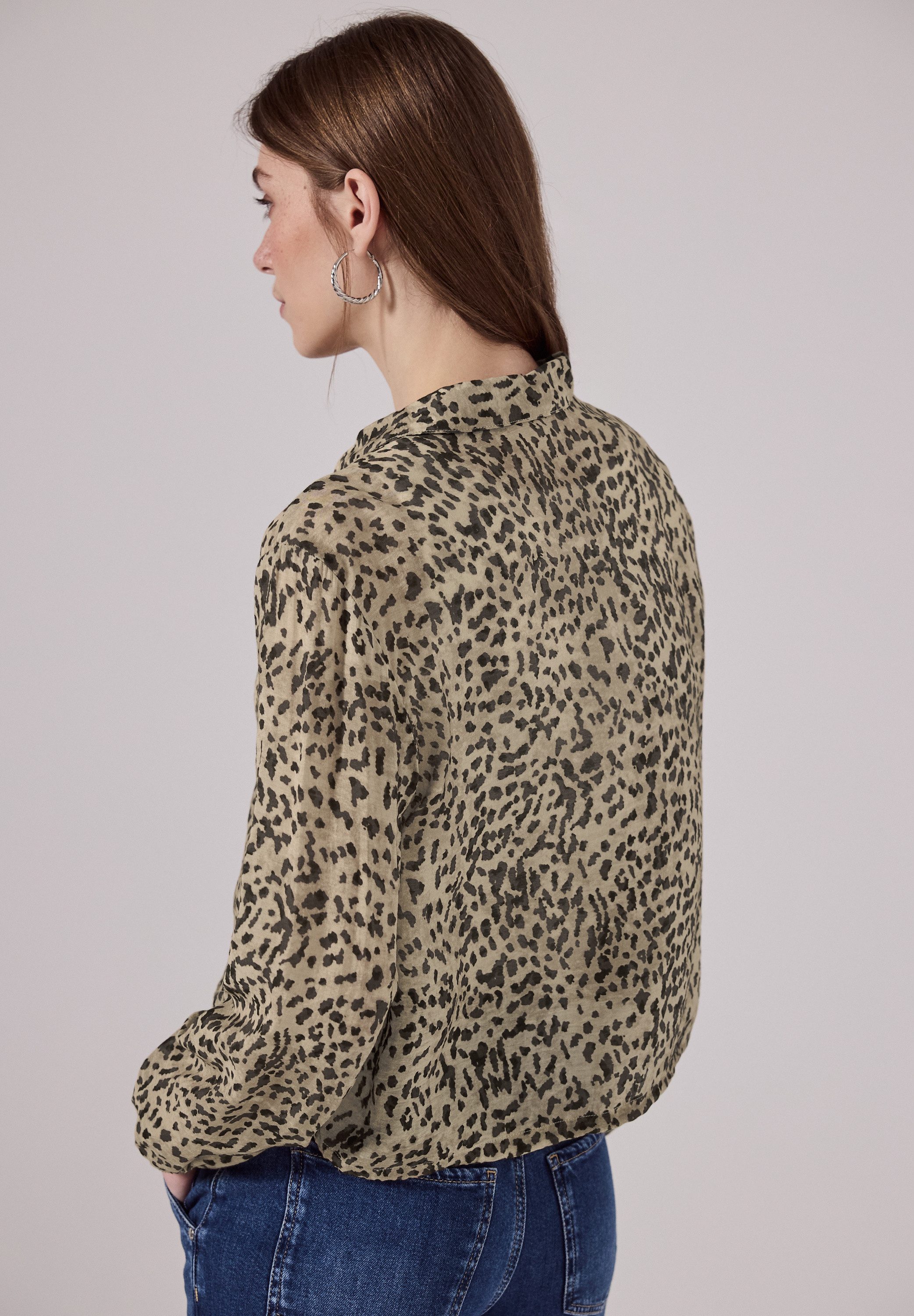 STREET ONE STUDIO Langarmbluse mit Tunnelzug günstig online kaufen