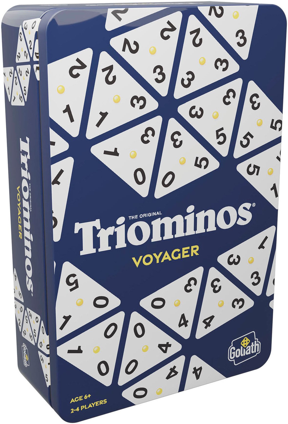 Goliath B.V. Spiel Triominos, Tour Edition in Metallbox (Voyager)