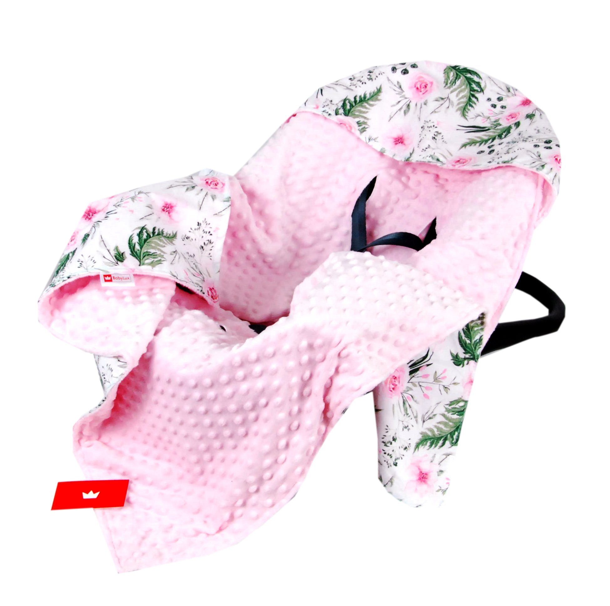 Einschlagdecke BabyLux Baby EINSCHLAGDECKE Babyschale 90x90 cm Autositz Decke