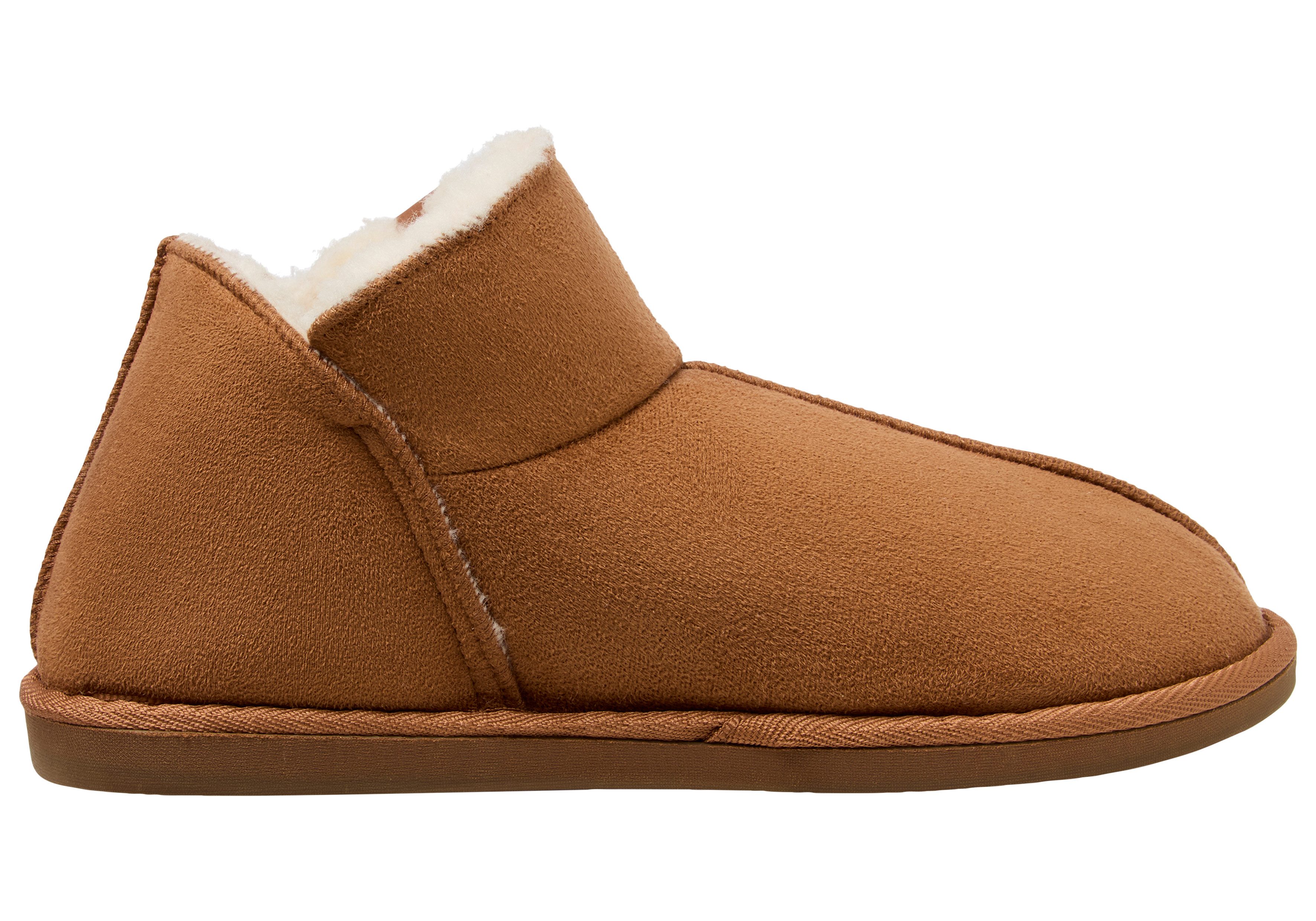 XQ Footwear LADIES HOME BOOTS SUEDE Hausschuh mit Logoprägung und kuscheligen, wärmenden Innenfutter