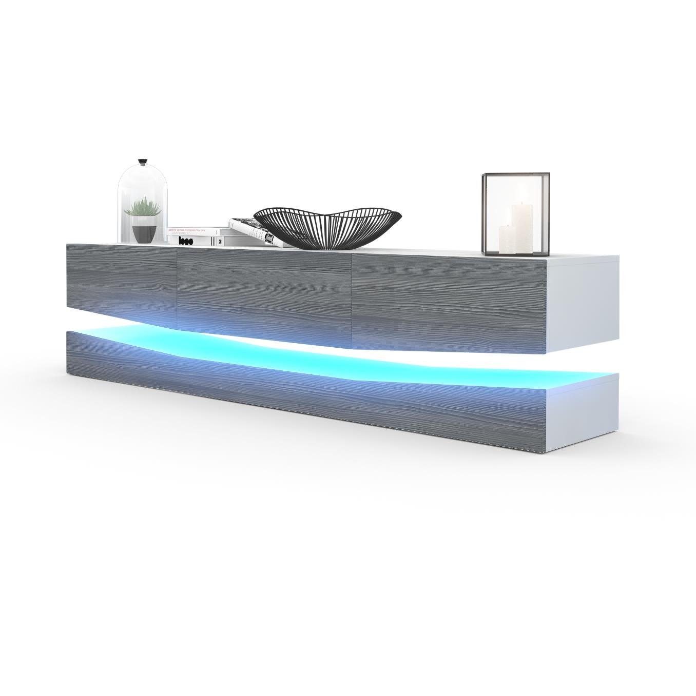 Vladon Lowboard City (TV-Kommode mit Sockelelement, günstig online kaufen