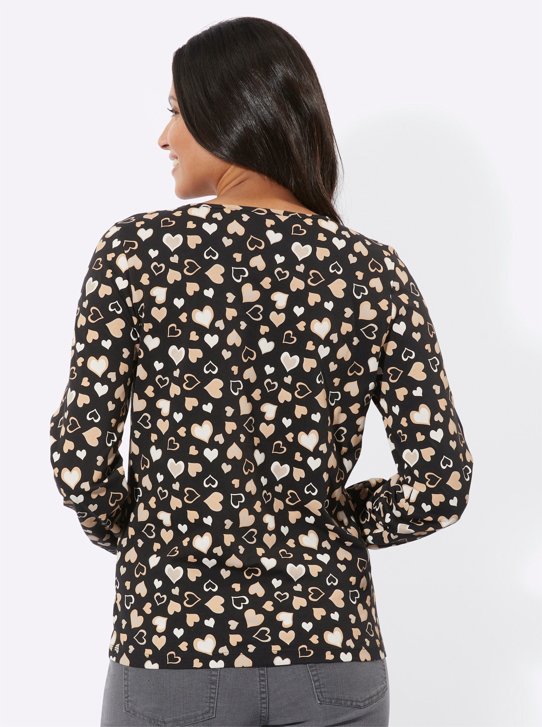 Sieh an! T-Shirt Langarmshirt . günstig online kaufen