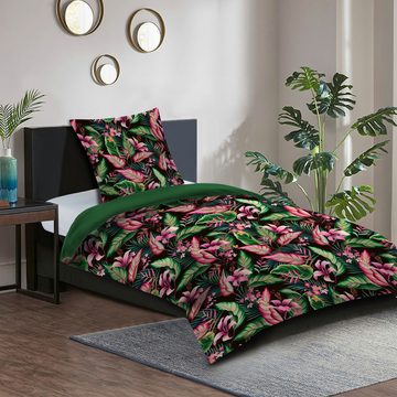 Bettwäsche Bali 135x200 cm, Bettbezug und Kissenbezug, Sanilo, Baumwolle, 2 teilig, mit Reißverschluss