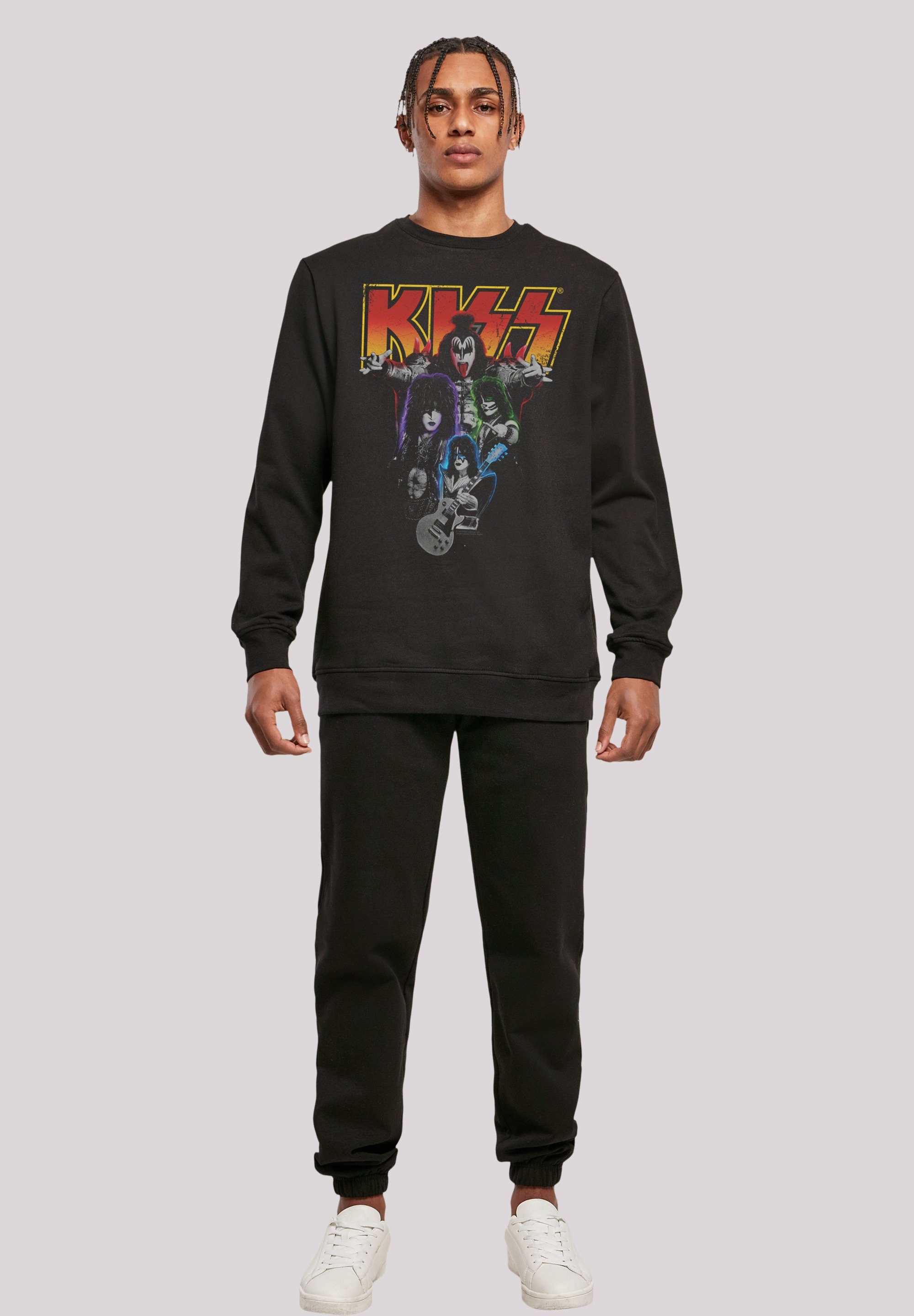 Premium F4NT4STIC By Rock Rock Off Neon Musik, Qualität, Kiss Band Sweatshirt