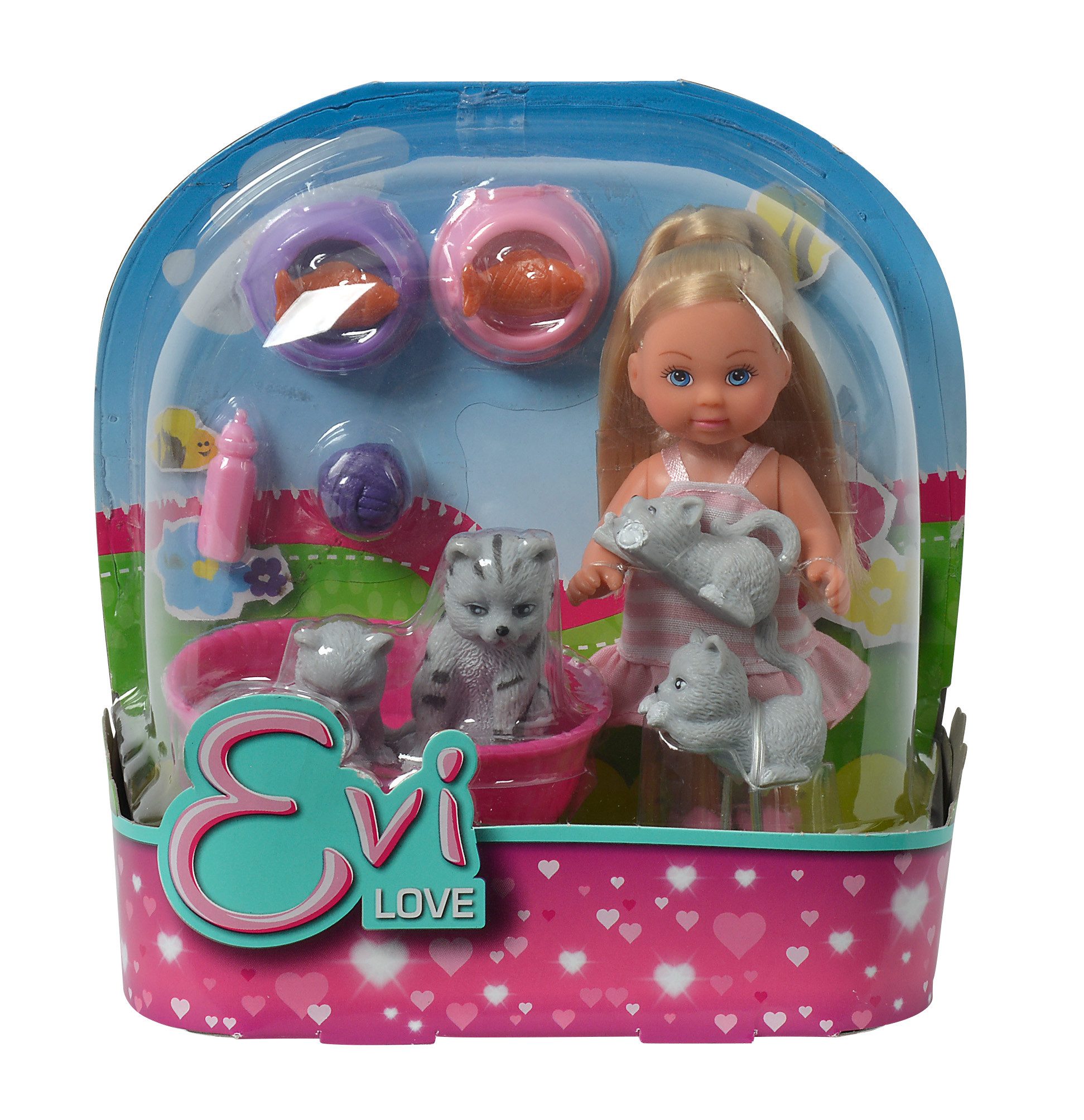 Anziehpuppe Puppe Evi LOVE Tierfreundin 2fach sortiert