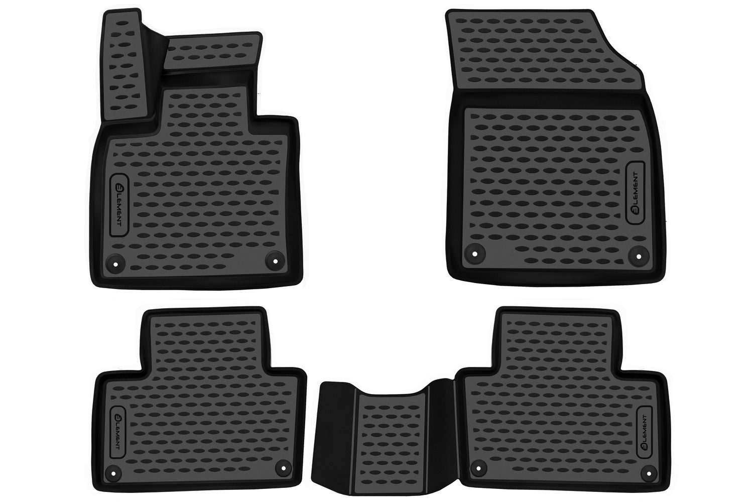 LEMENT Auto-Fußmatten passend für VOLVO XC90 2015->, für VOLVO XC90 PkW, Passgenaue