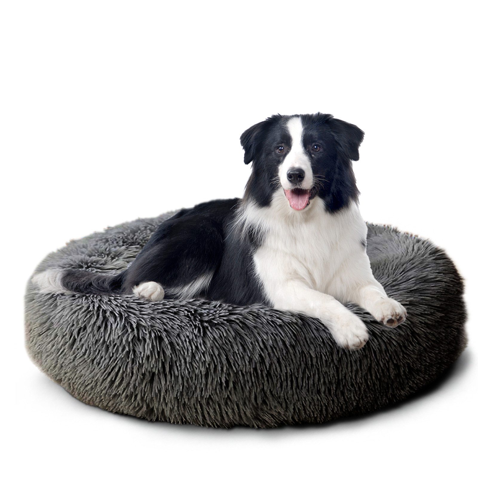 CALIYO Tierbett Tierbetten, Katzenbett waschbar Flauschiges Hundebett 50/60/70/100 cm, für Katzen und kleine Hunde, plüsch Katzenkissen rund