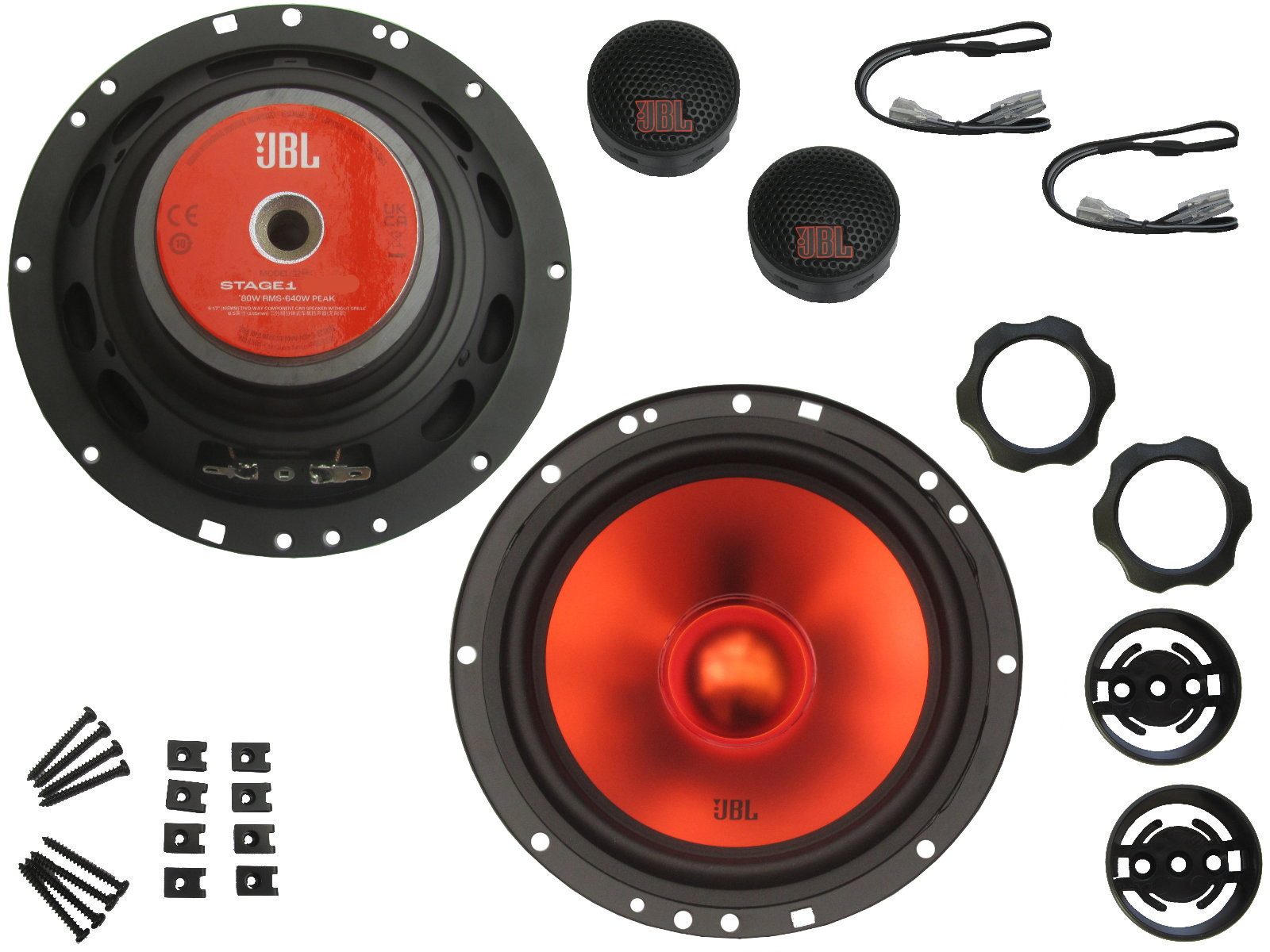 DSX JBL Lautsprecher für Opel Corsa E X15 Bj 14-19 Tür vorne hinten 960 W Auto-Lautsprecher (120 W)