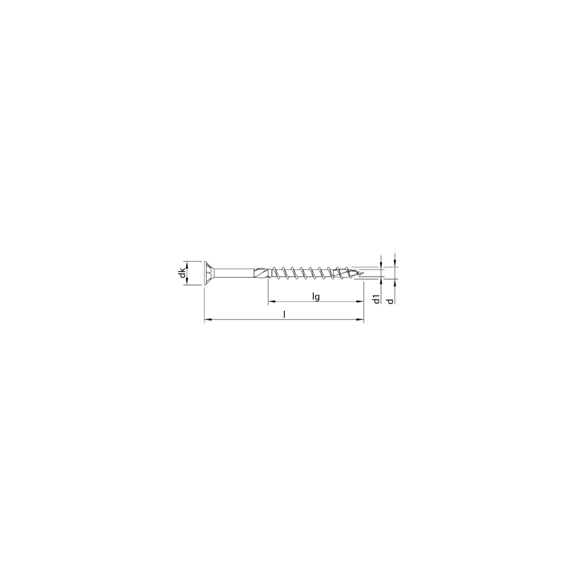 Heco Holzbauschraube HECO Senkkopf TOPIX-plus 6,0 x 300 mit Frästaschen, HECO-Drive, HD-25