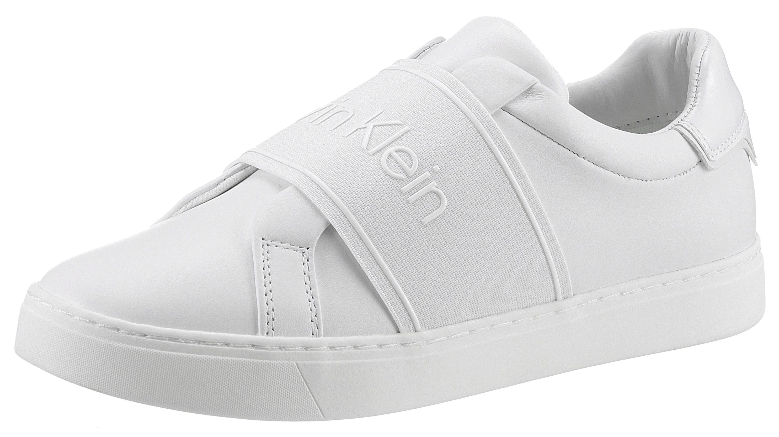 Calvin Klein CUPSOLE Slip-On zum weiß SLIP Sneaker Schlupfen ON
