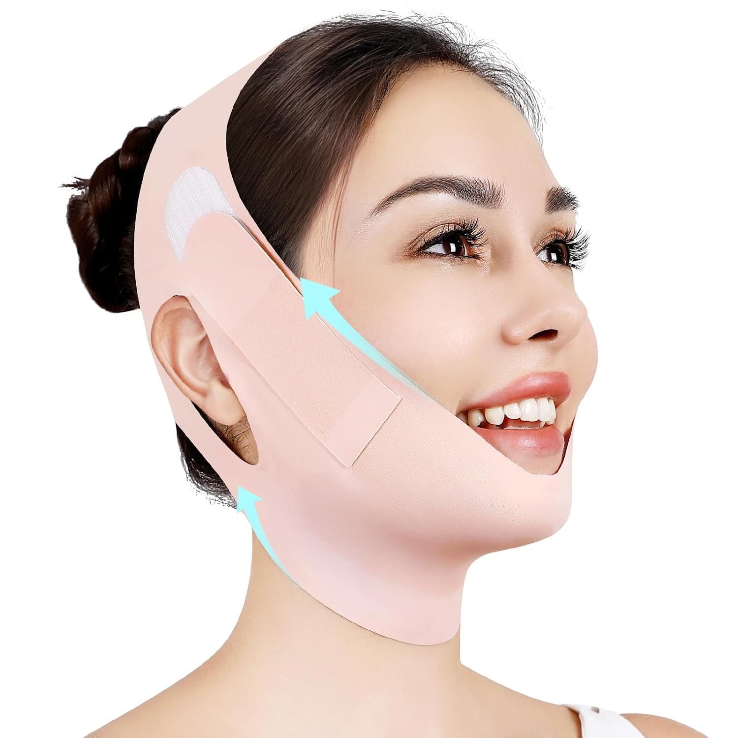 Coonoor Gesichtsmaske V-Lifting Gesichtsmaske – Wiederverwendbarer Gesichts-Straffungsgurt, Wiederverwendbare