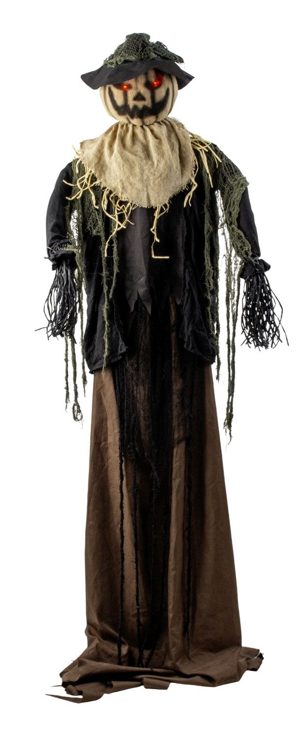 Mel-O-Design LED-Dekofigur Vogelscheuche Creepmire Sound LED Höhenbewegung 180–220cm Halloween (1 St) – Bild 3 von 4