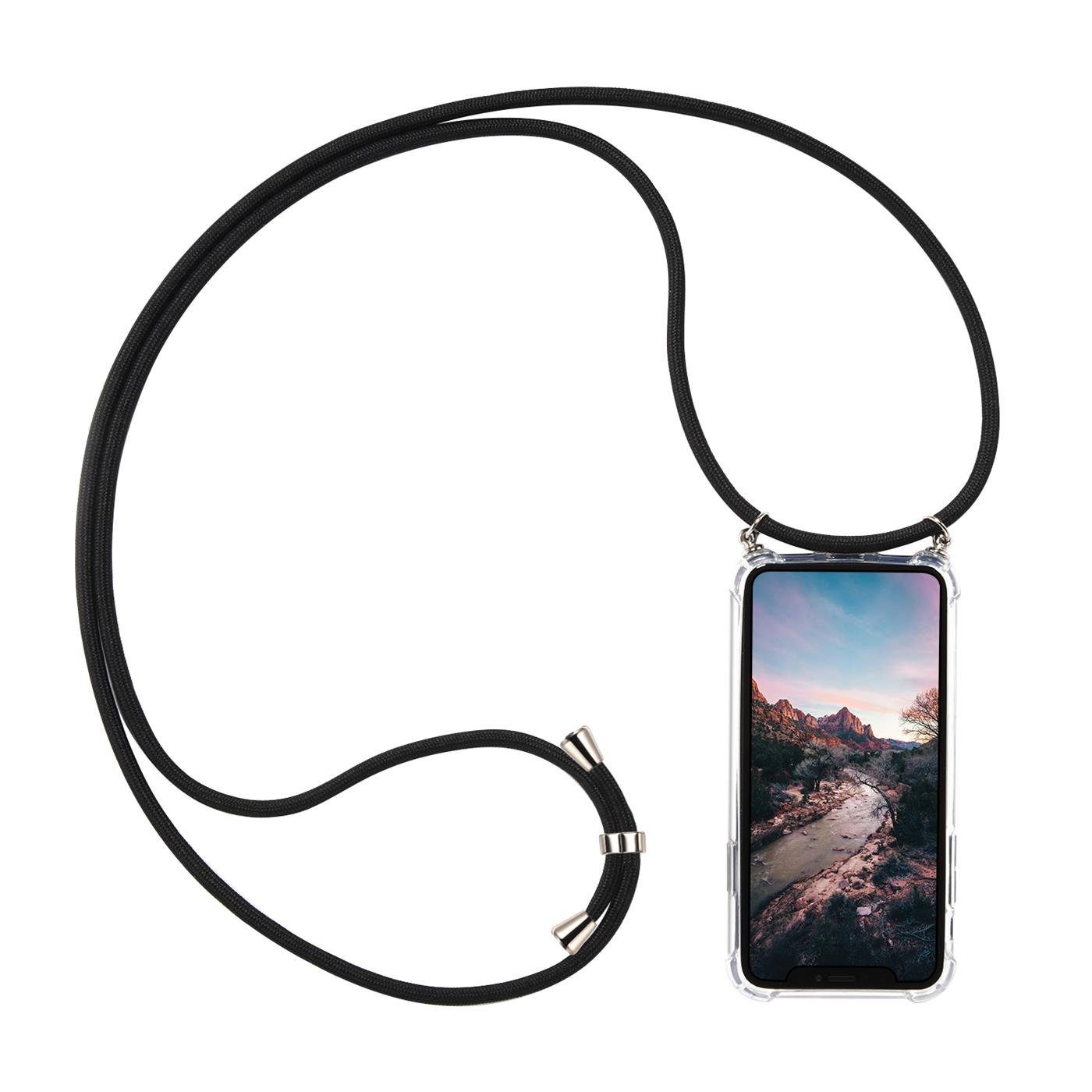 CoolGadget Handykette Handyhülle mit Handyband für Apple iPhone 12 Pro Max 6,7 Zoll, Case zum Umhängen Kette Halsband Kordel Hülle für iPhone 12 Pro Max